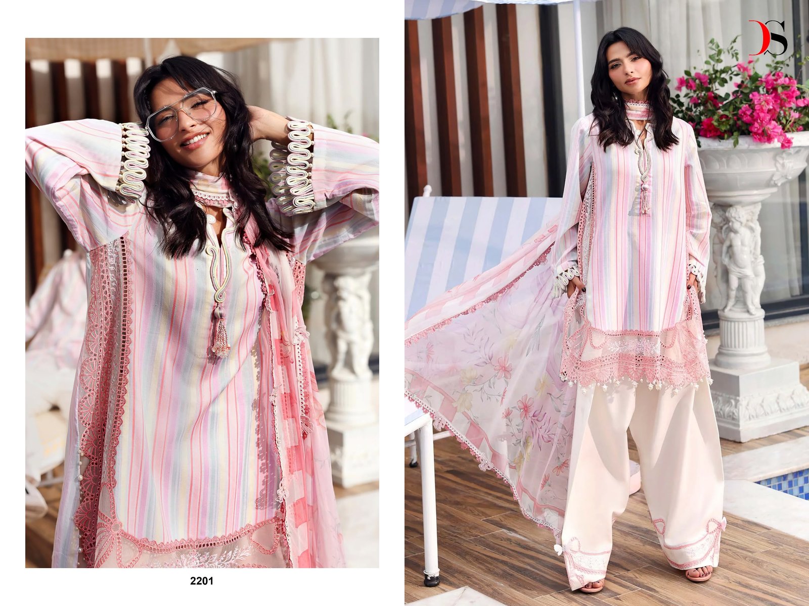 MARIA B MPRINT 9 BY DEEPSY SUITS (Cotton Dupatta) - Image 16