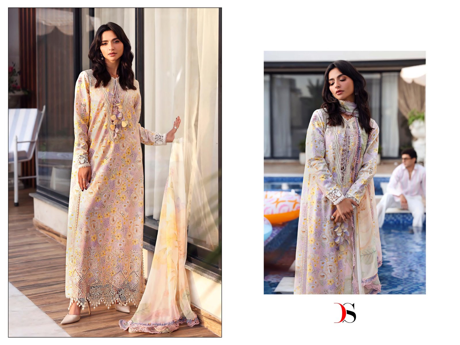 MARIA B MPRINT 9 BY DEEPSY SUITS (Cotton Dupatta) - Image 17
