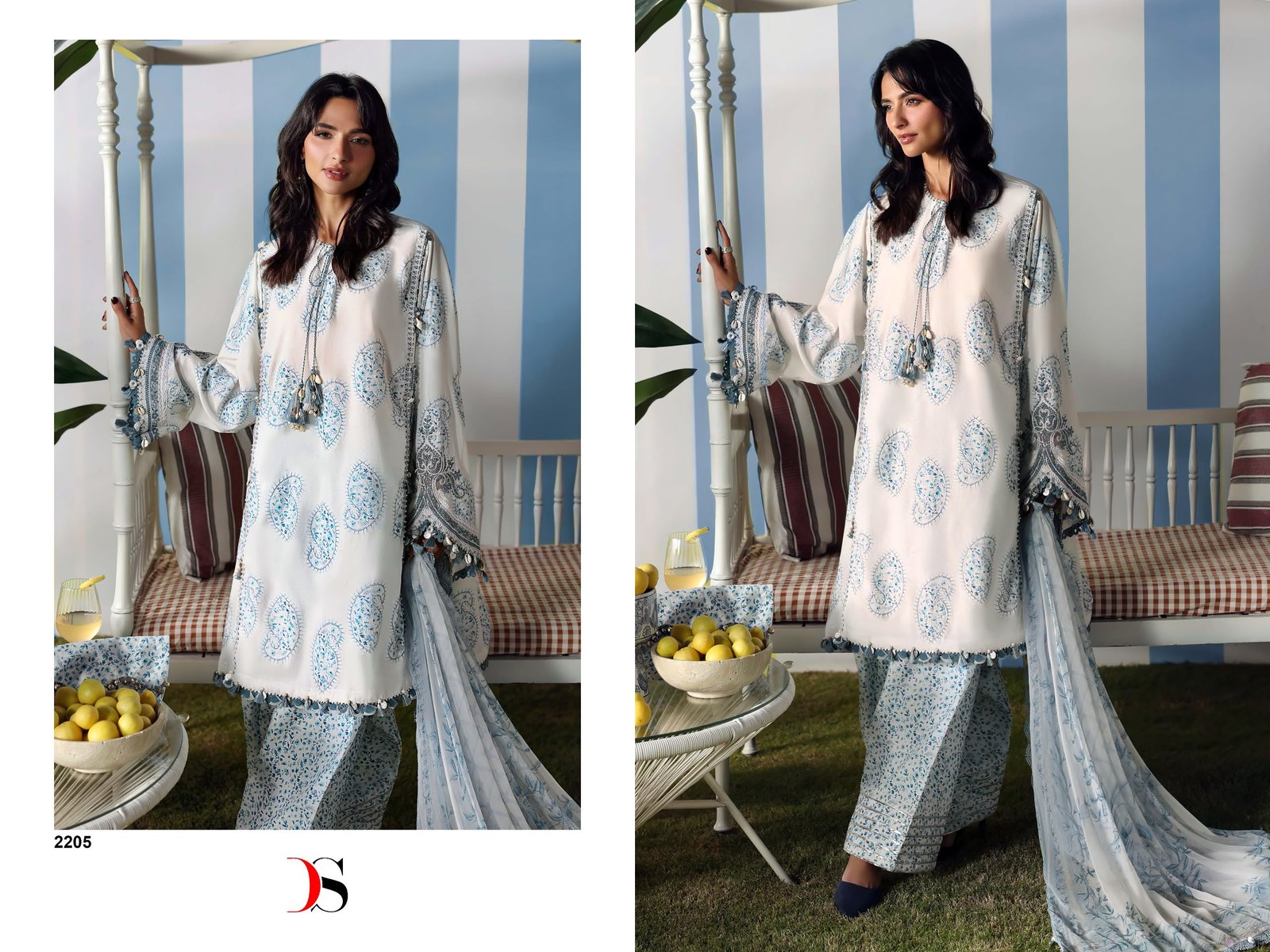 MARIA B MPRINT 9 BY DEEPSY SUITS (Cotton Dupatta) - Image 21