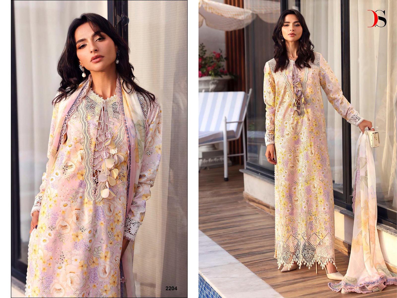 MARIA B MPRINT 9 BY DEEPSY SUITS (Cotton Dupatta) - Image 23