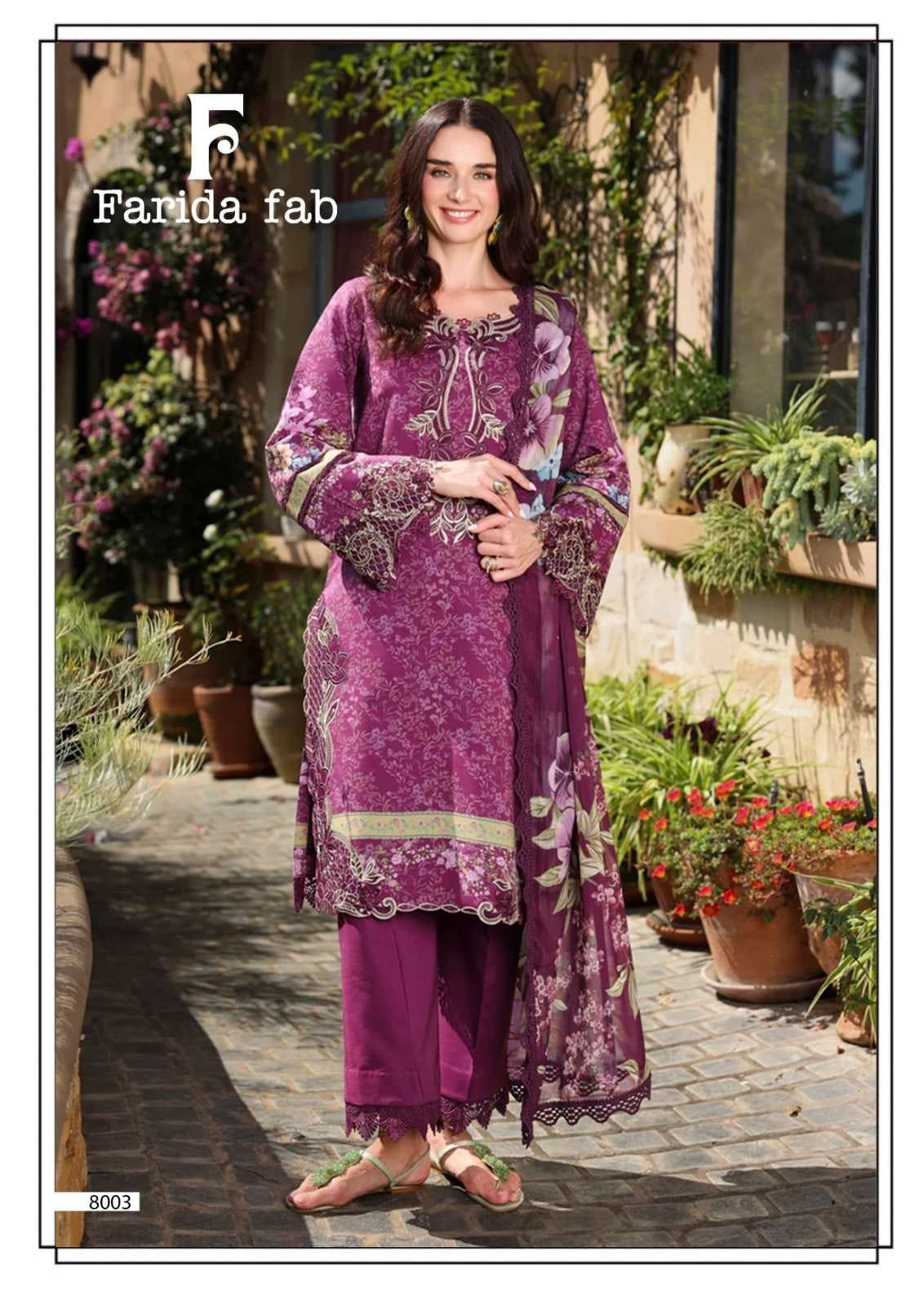 RAMSHA VOL 8 FARIDA FAB (cotton Dupatta) - Image 3