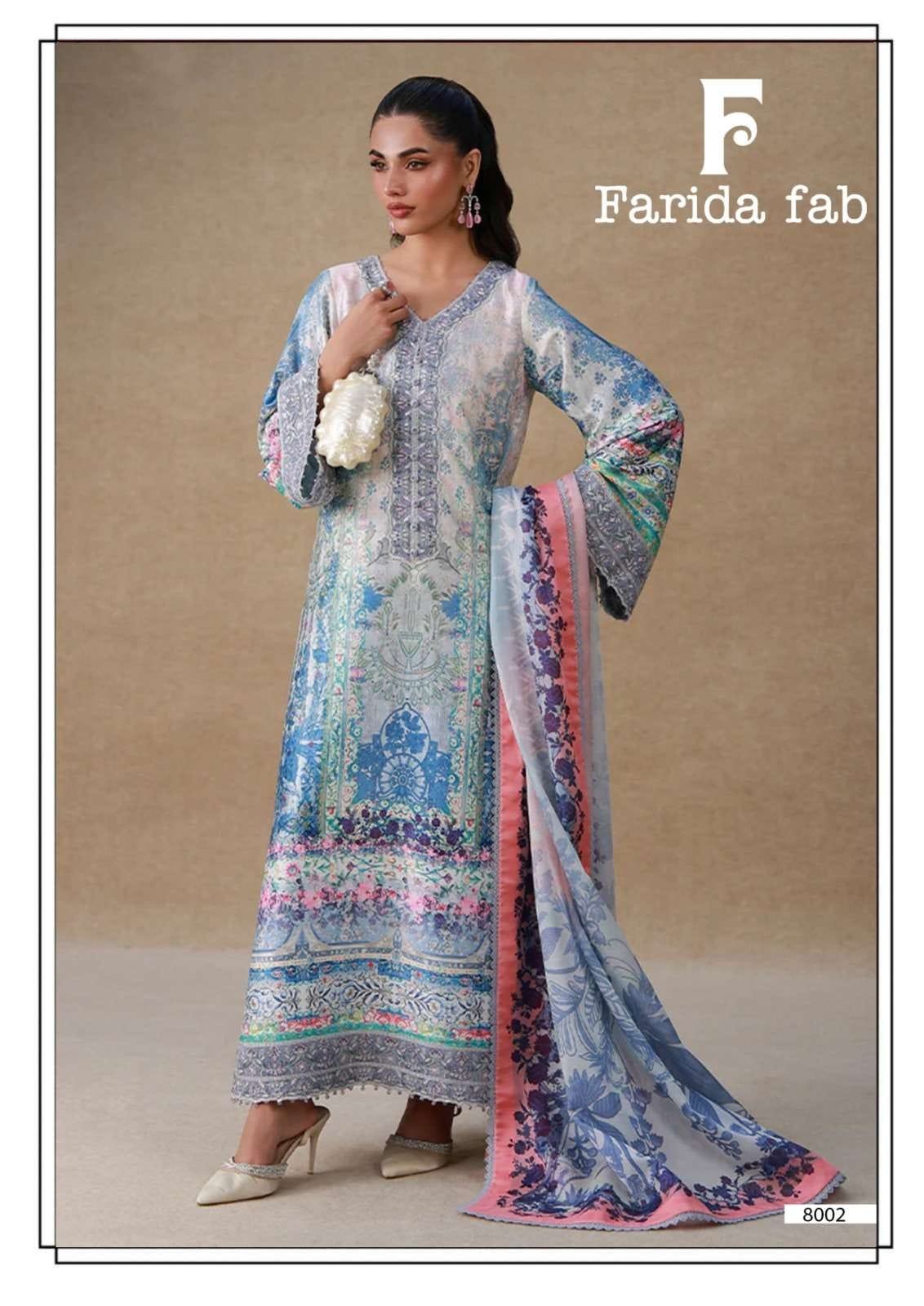 RAMSHA VOL 8 FARIDA FAB (cotton Dupatta) - Image 4