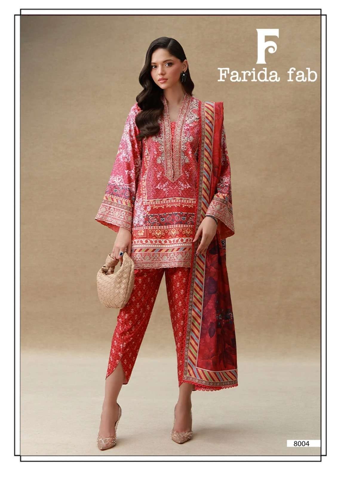 RAMSHA VOL 8 FARIDA FAB (cotton Dupatta) - Image 7