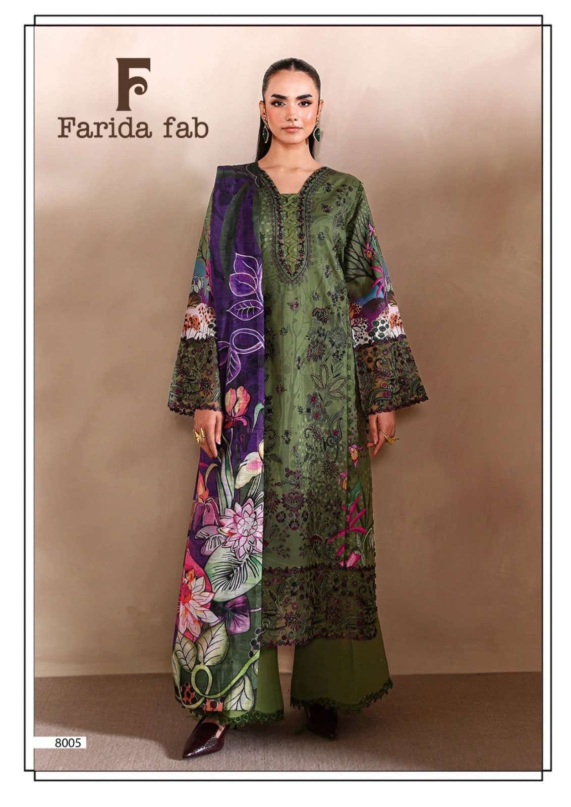 RAMSHA VOL 8 FARIDA FAB (cotton Dupatta) - Image 8