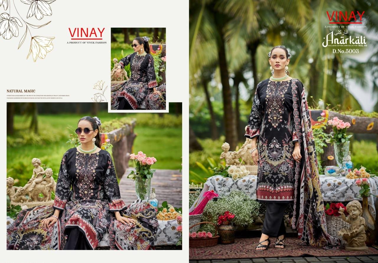 ANARKALI LAWN BY VINAY (Cotton Dupatta) - Image 13
