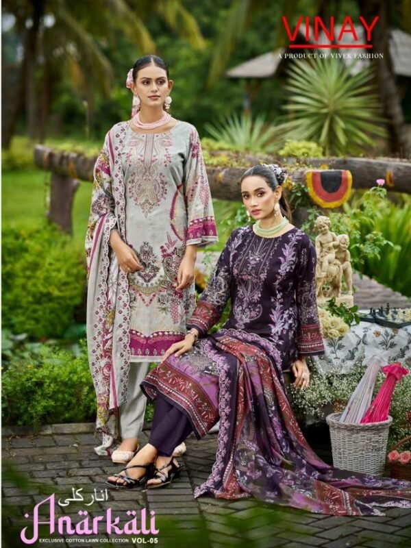 ANARKALI LAWN BY VINAY
