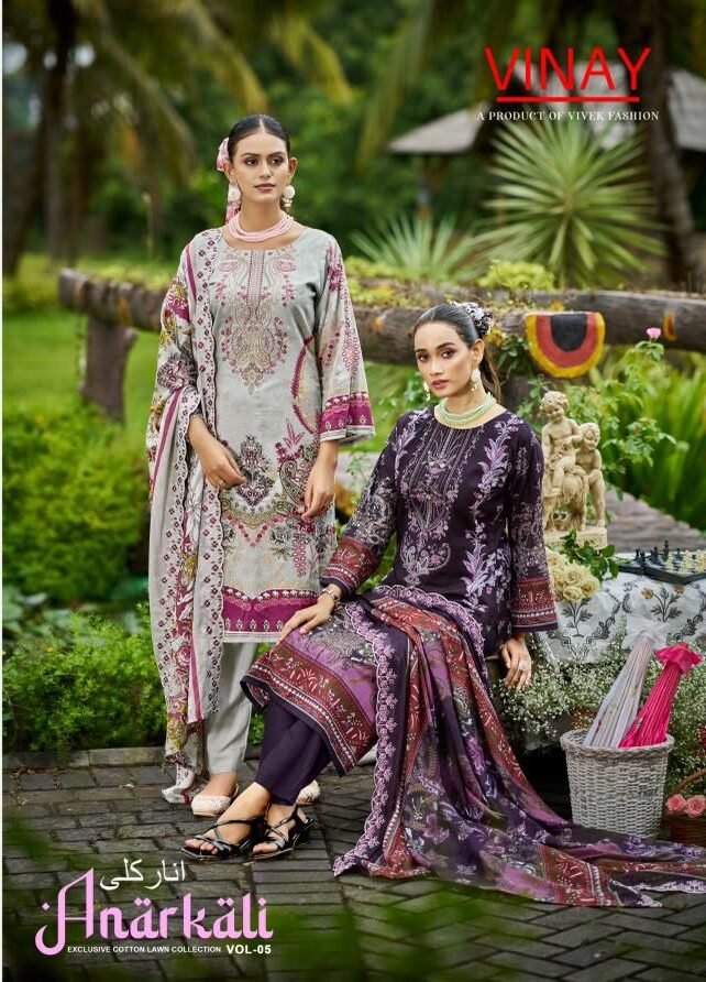 ANARKALI LAWN BY VINAY