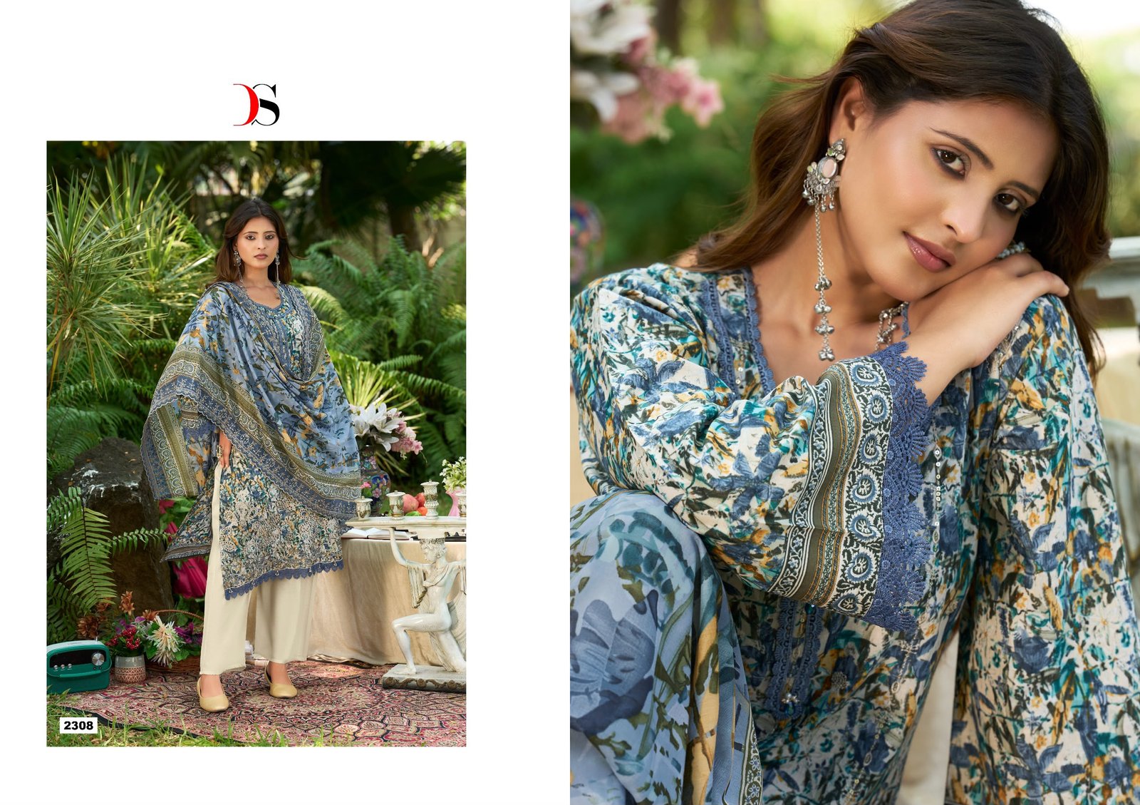BIN SAEED 23 BY DEEPSY SUITS (Cotton Dupatta) - Image 3