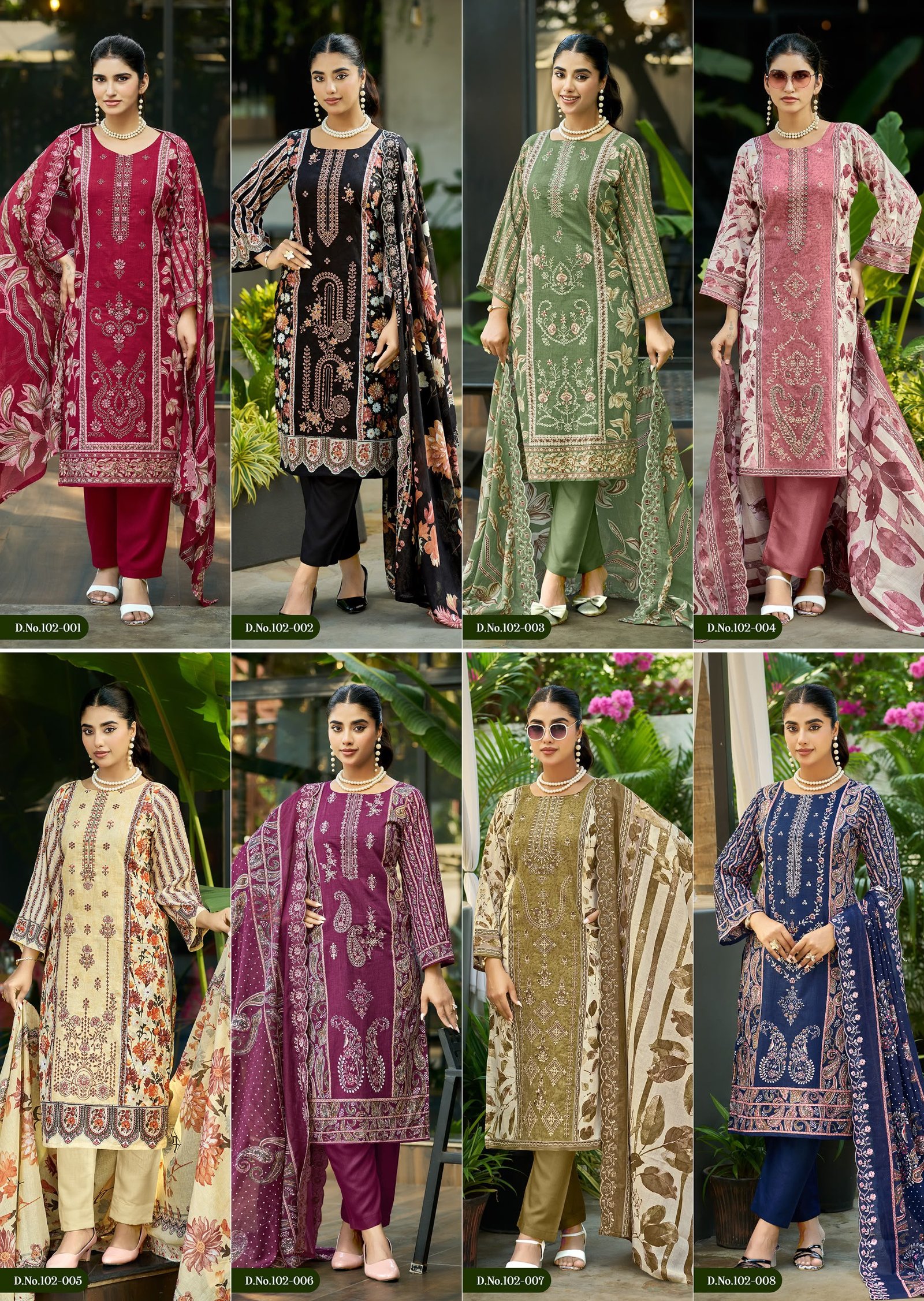 BIN SAEED LAWN VOL 2 VINAY (Cotton Dupatta) - Image 13