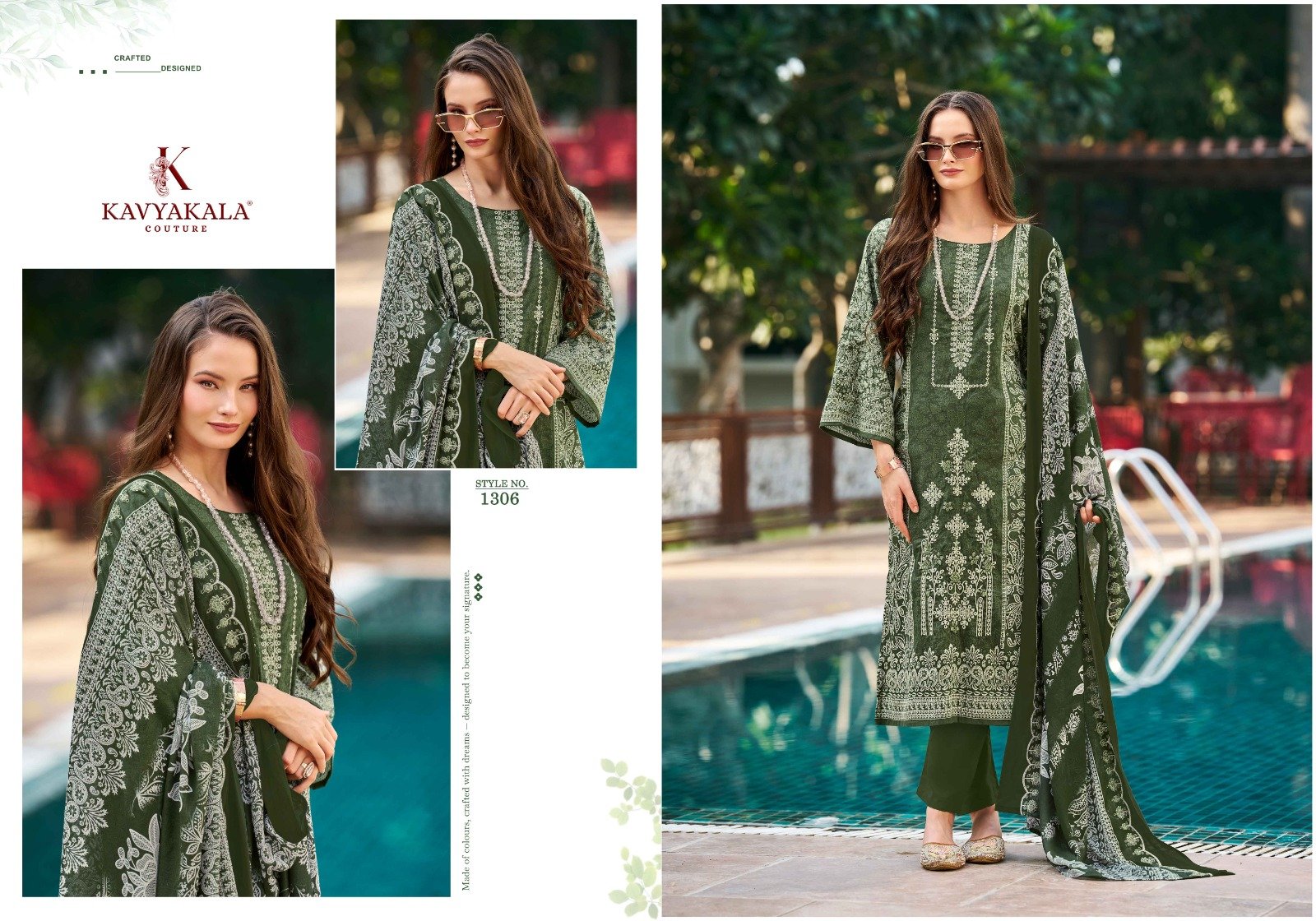 BIN SAEED VOL 13 KAVYA KALA (Cotton Dupatta) - Image 4