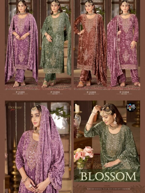 BLOSSOM VELVET FOURDOTS