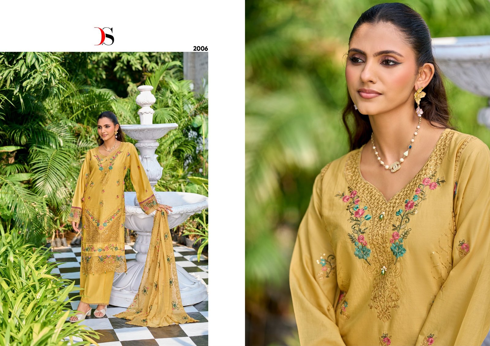 ELAF EXCLUSIVE 2 PAKISTANI LAWN DEEPSY SUITS