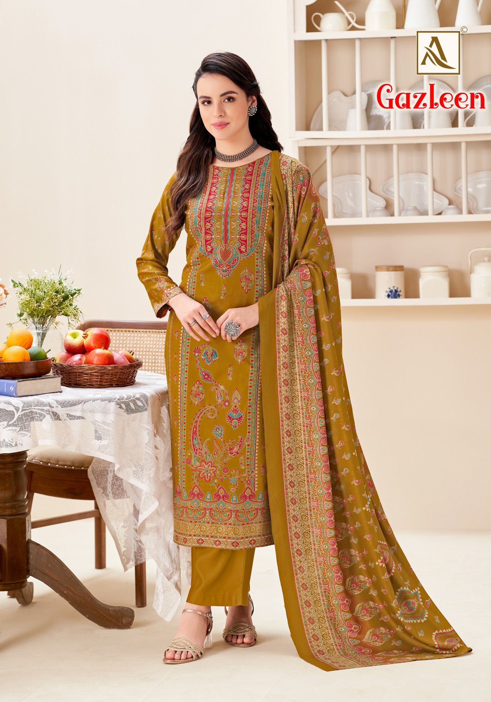 GAZLEEN ALOK SUITS (winter Collection) - Image 13