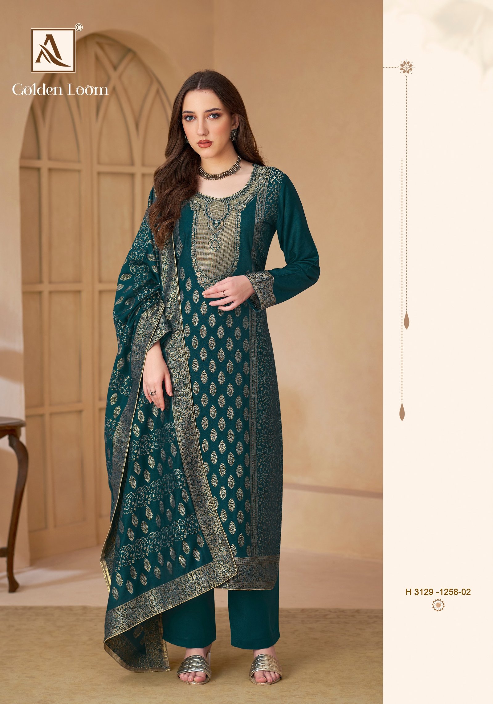GOLDEN LOOM ALOK SUITS (winter Collection) - Image 3