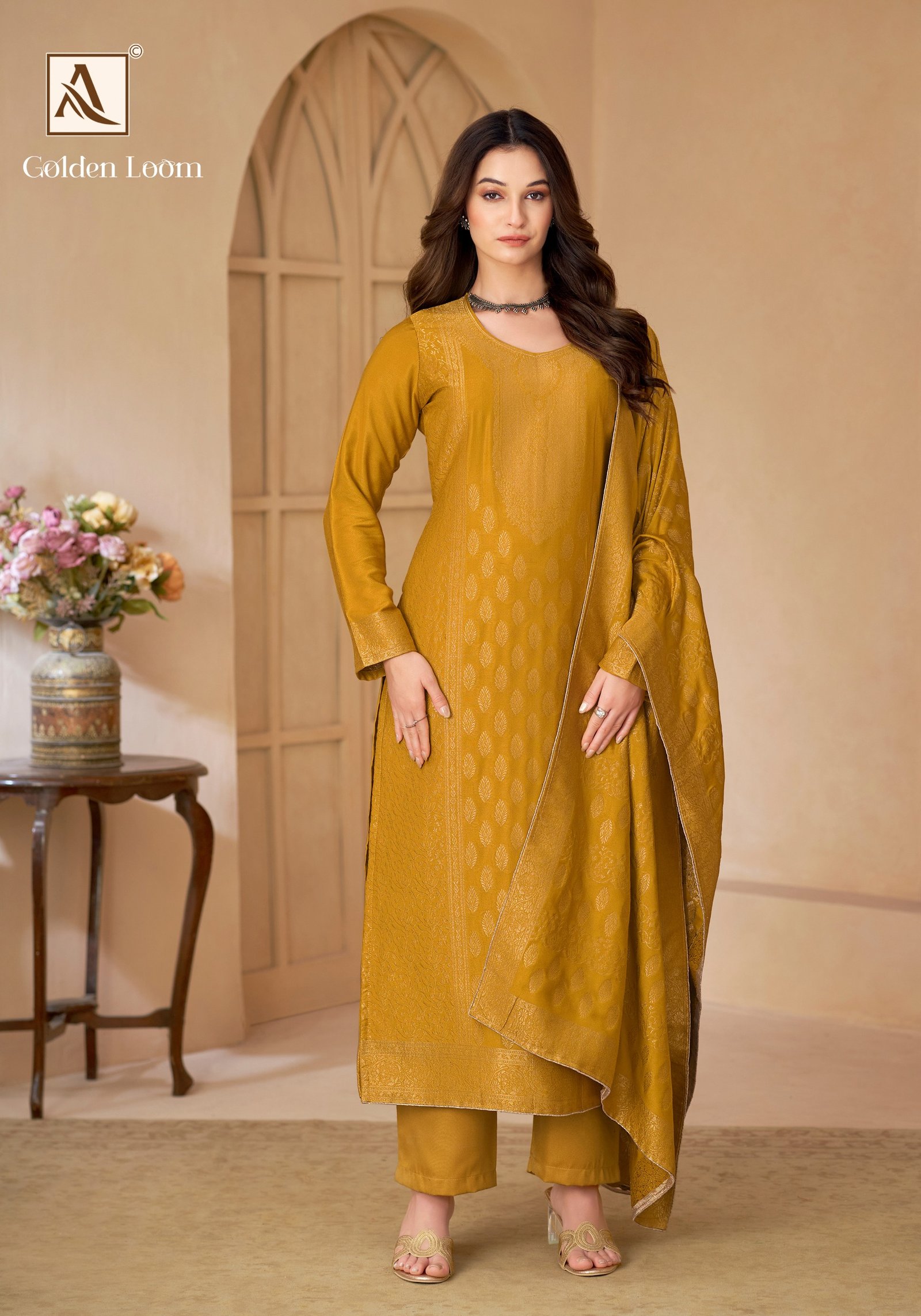 GOLDEN LOOM ALOK SUITS (winter Collection) - Image 9