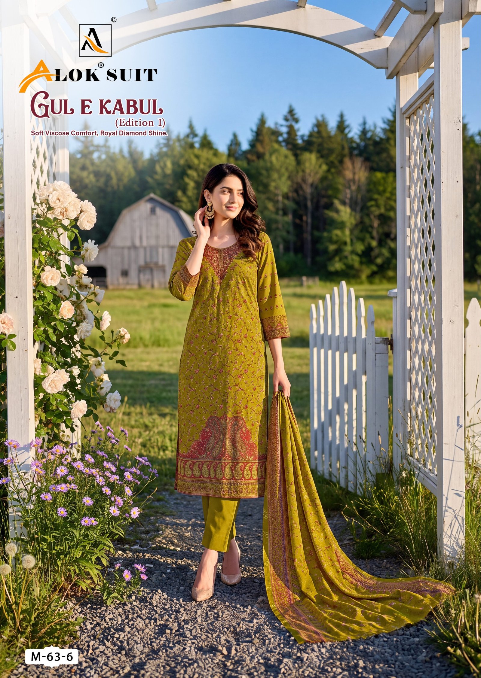 GUL E KABUL 1 ALOK SUITS (winter Collection) - Image 6