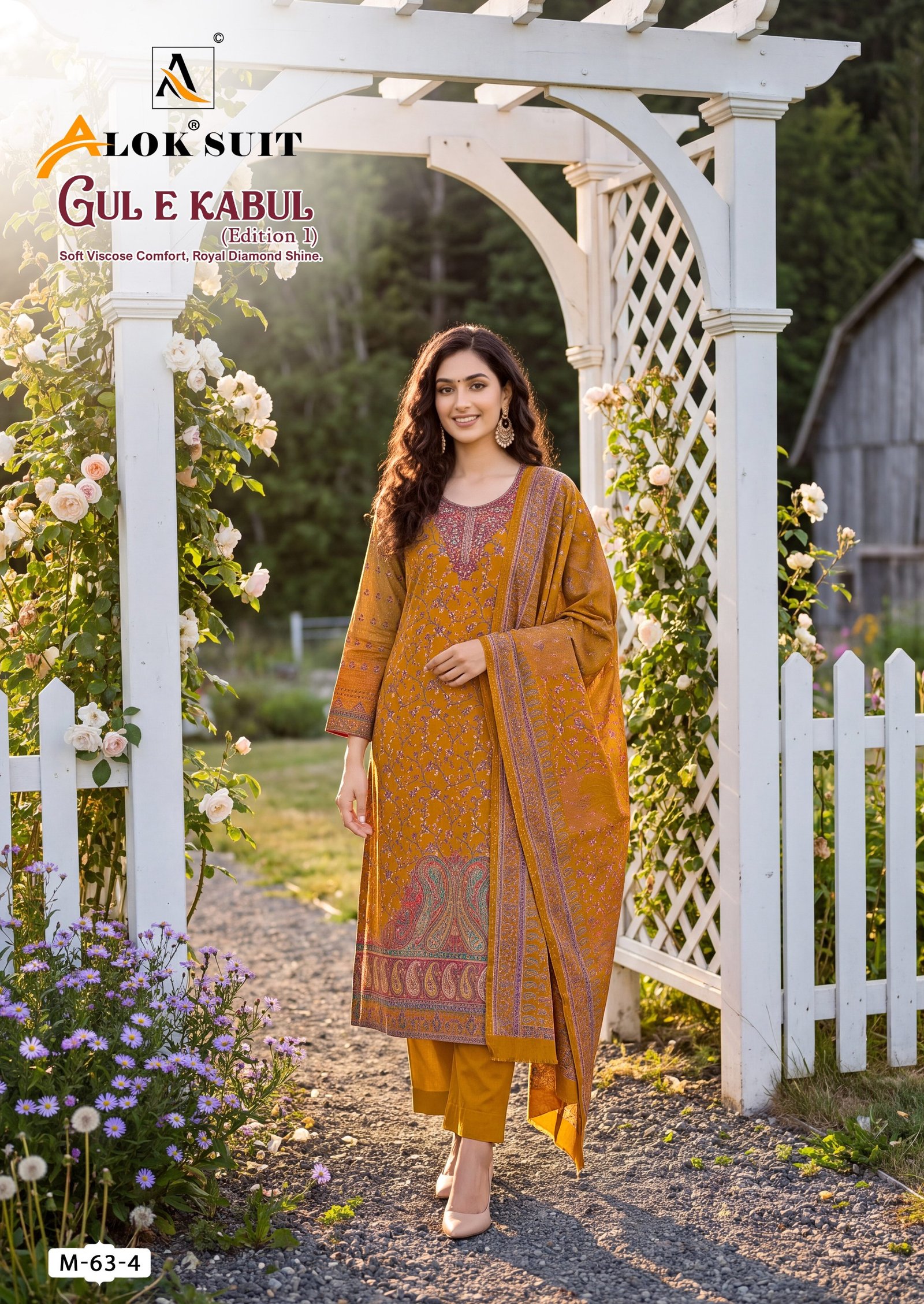 GUL E KABUL 1 ALOK SUITS (winter Collection) - Image 8