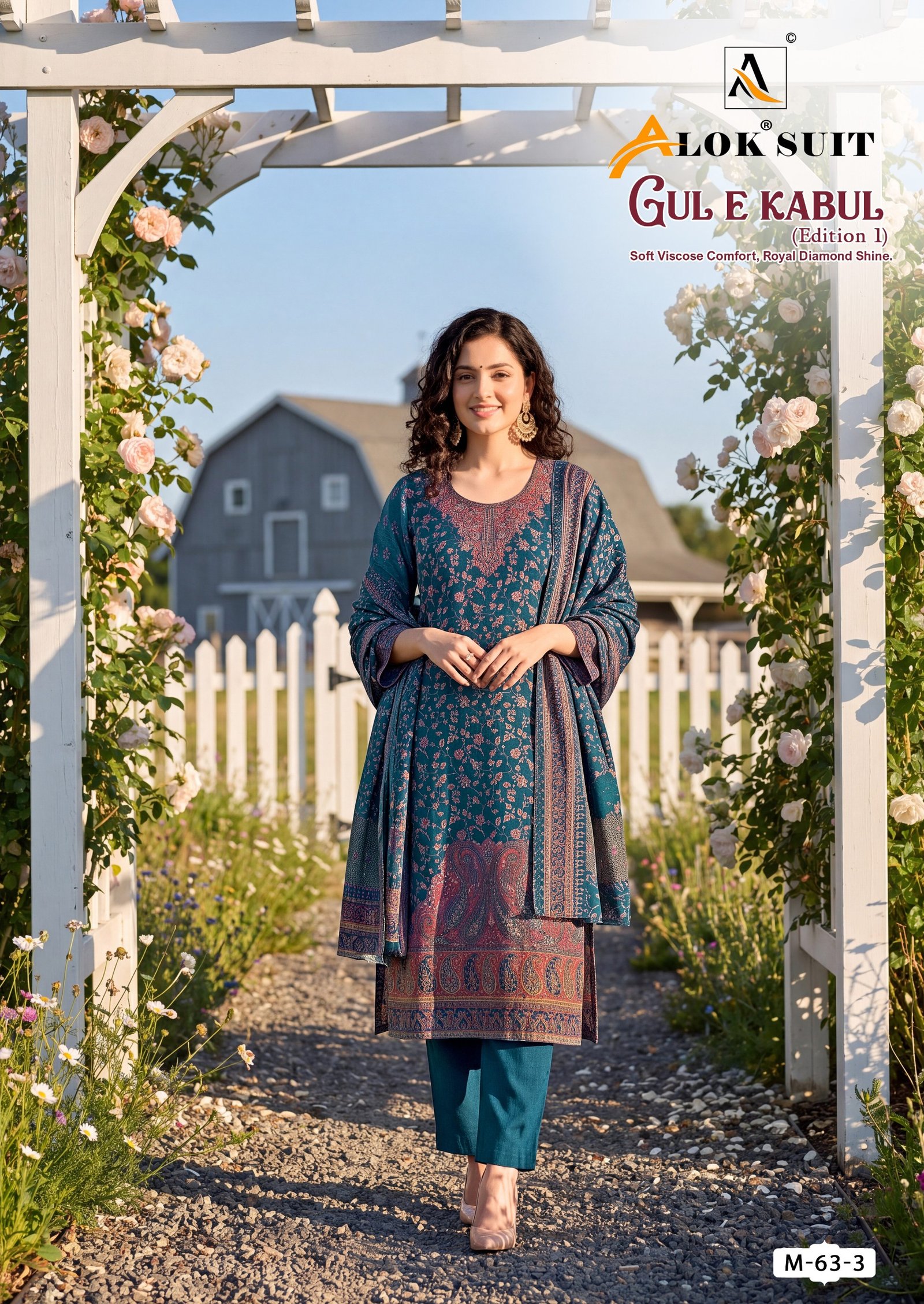 GUL E KABUL 1 ALOK SUITS (winter Collection) - Image 9