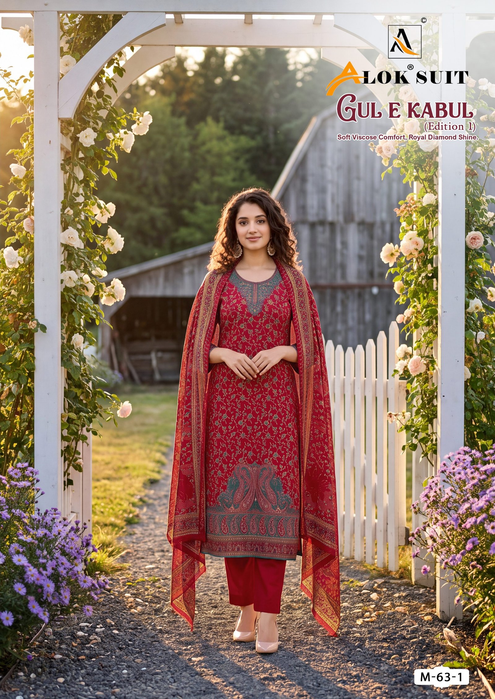 GUL E KABUL 1 ALOK SUITS (winter Collection) - Image 12