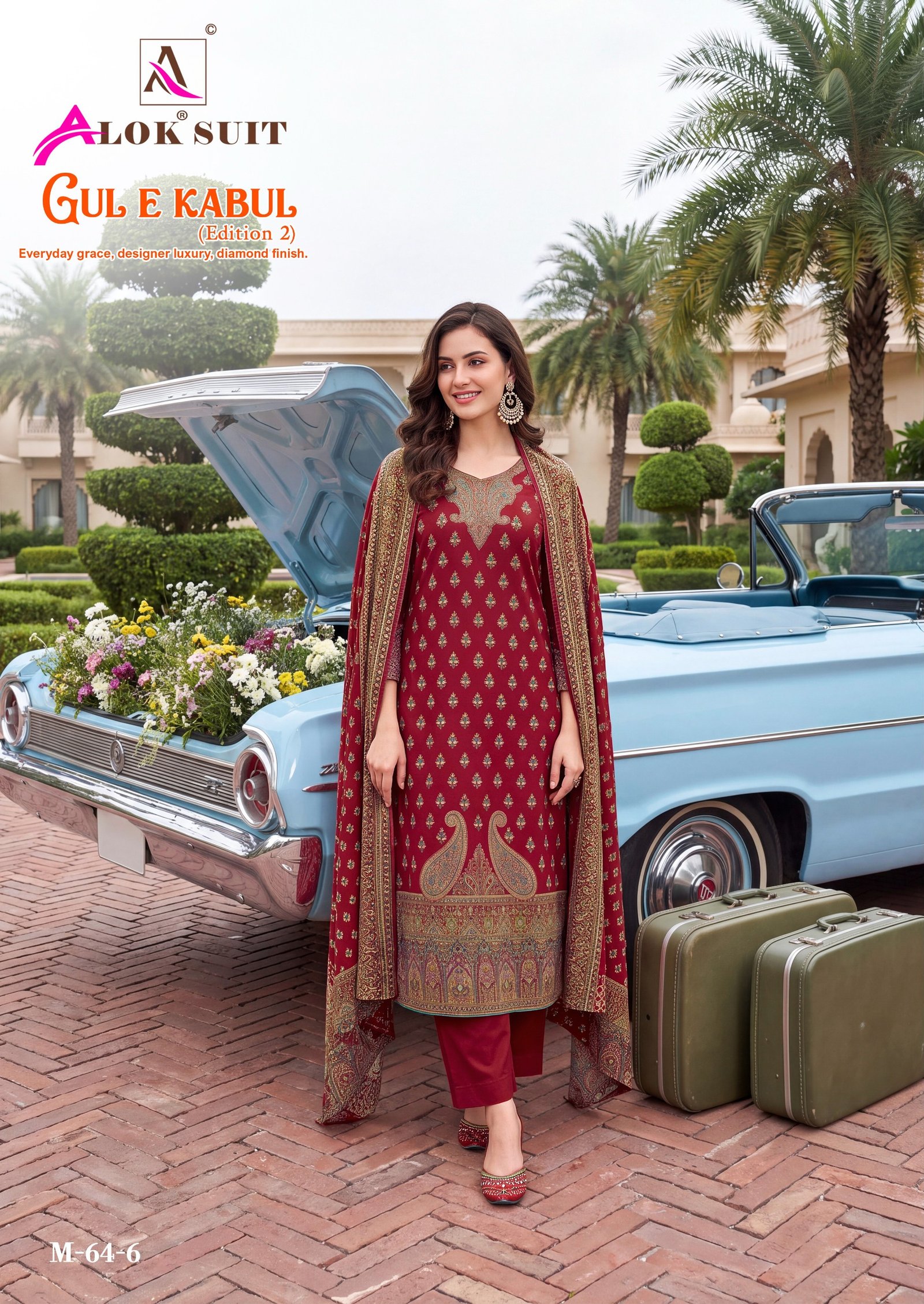 GUL E KABUL 2 ALOK SUITS (winter Collection) - Image 3