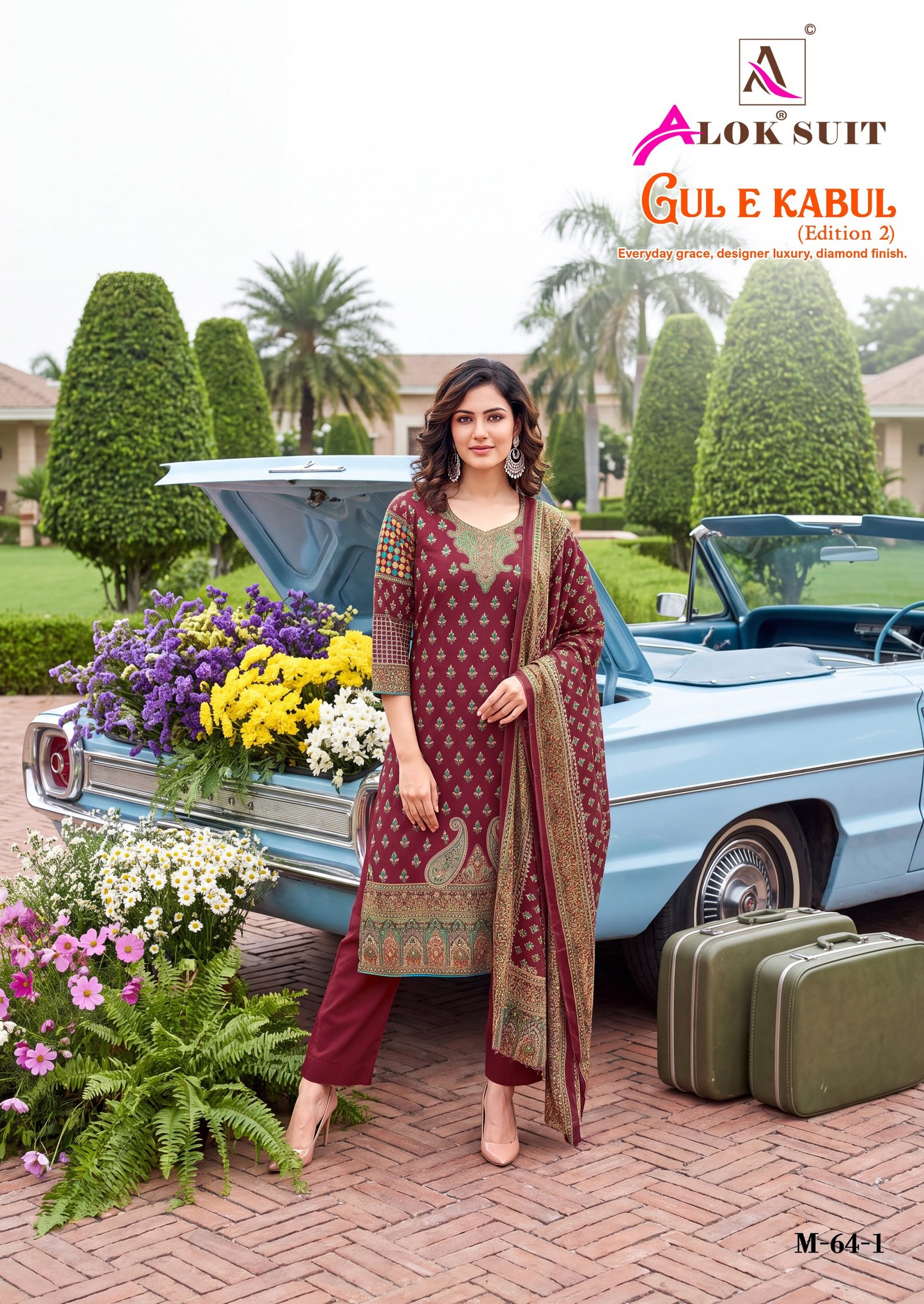 GUL E KABUL 2 ALOK SUITS