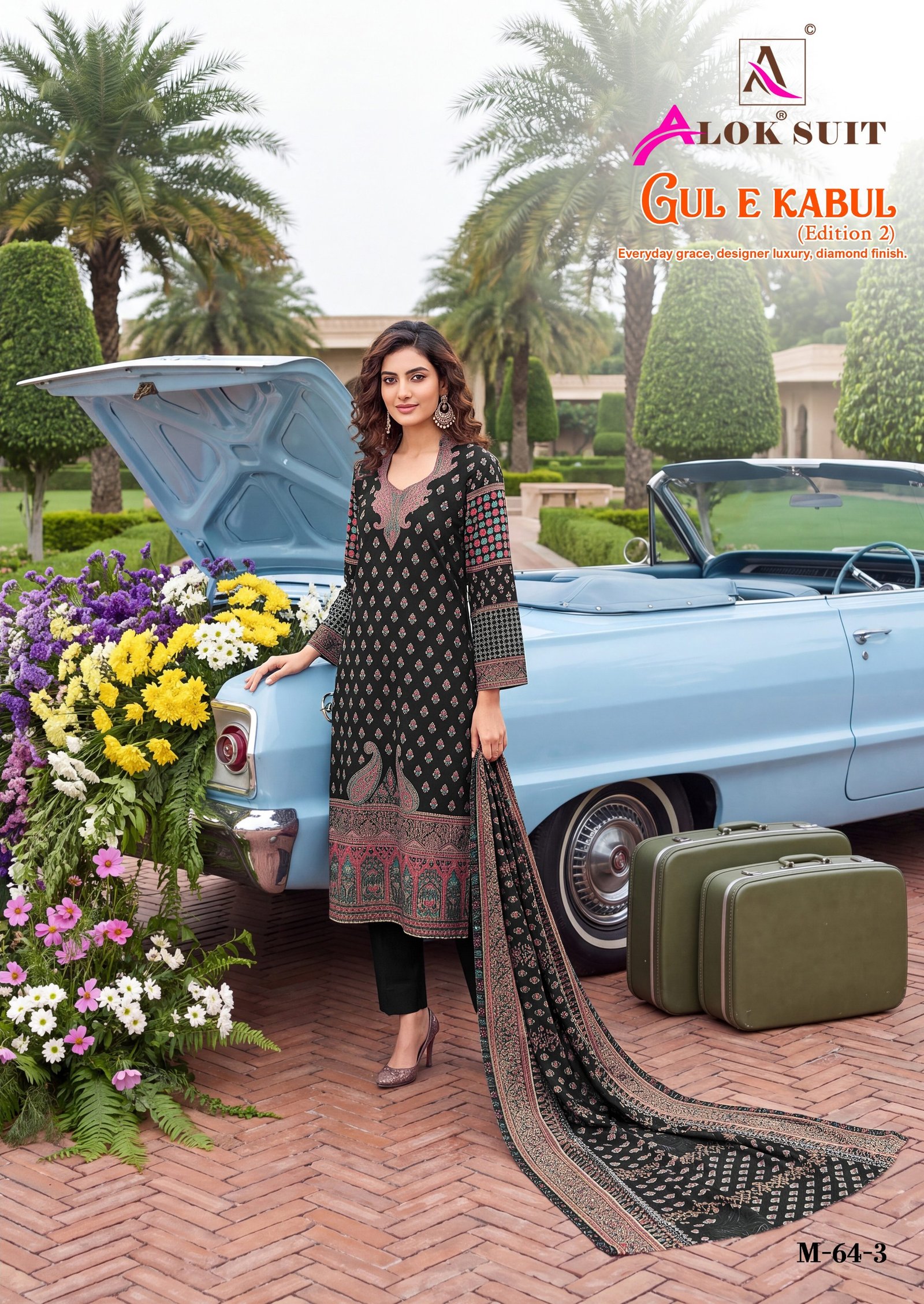 GUL E KABUL 2 ALOK SUITS (winter Collection) - Image 4