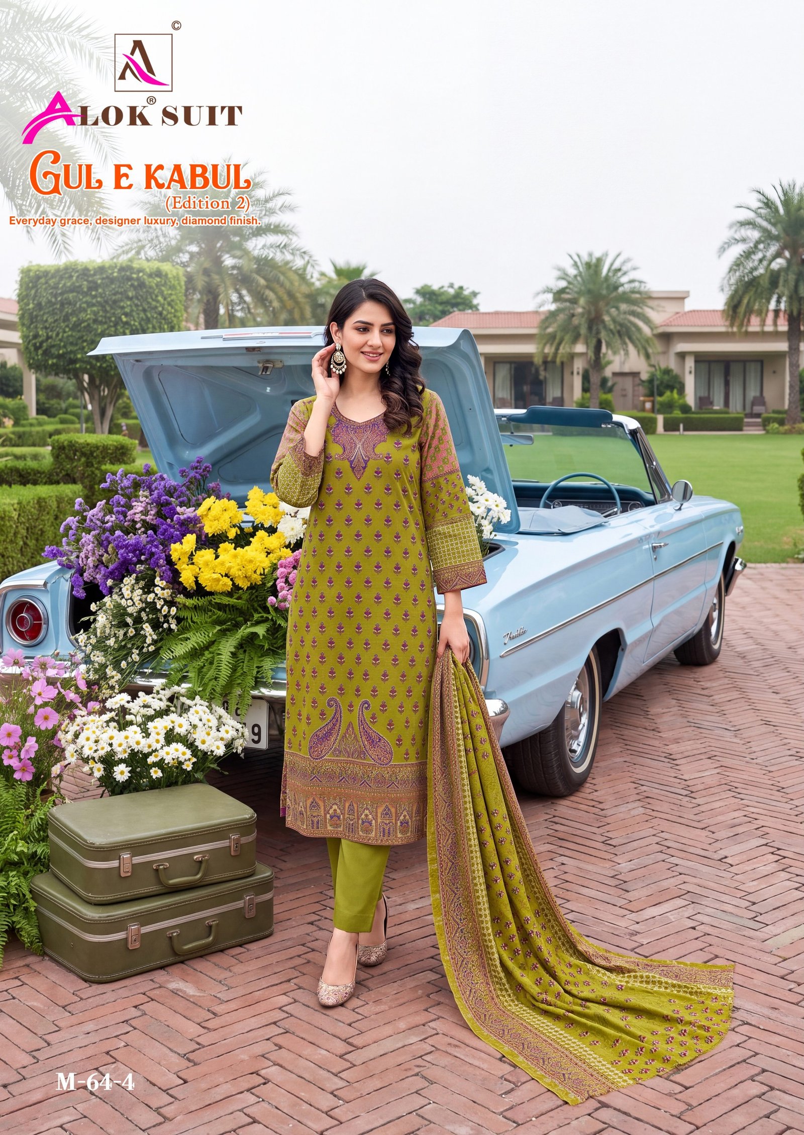 GUL E KABUL 2 ALOK SUITS (winter Collection) - Image 6