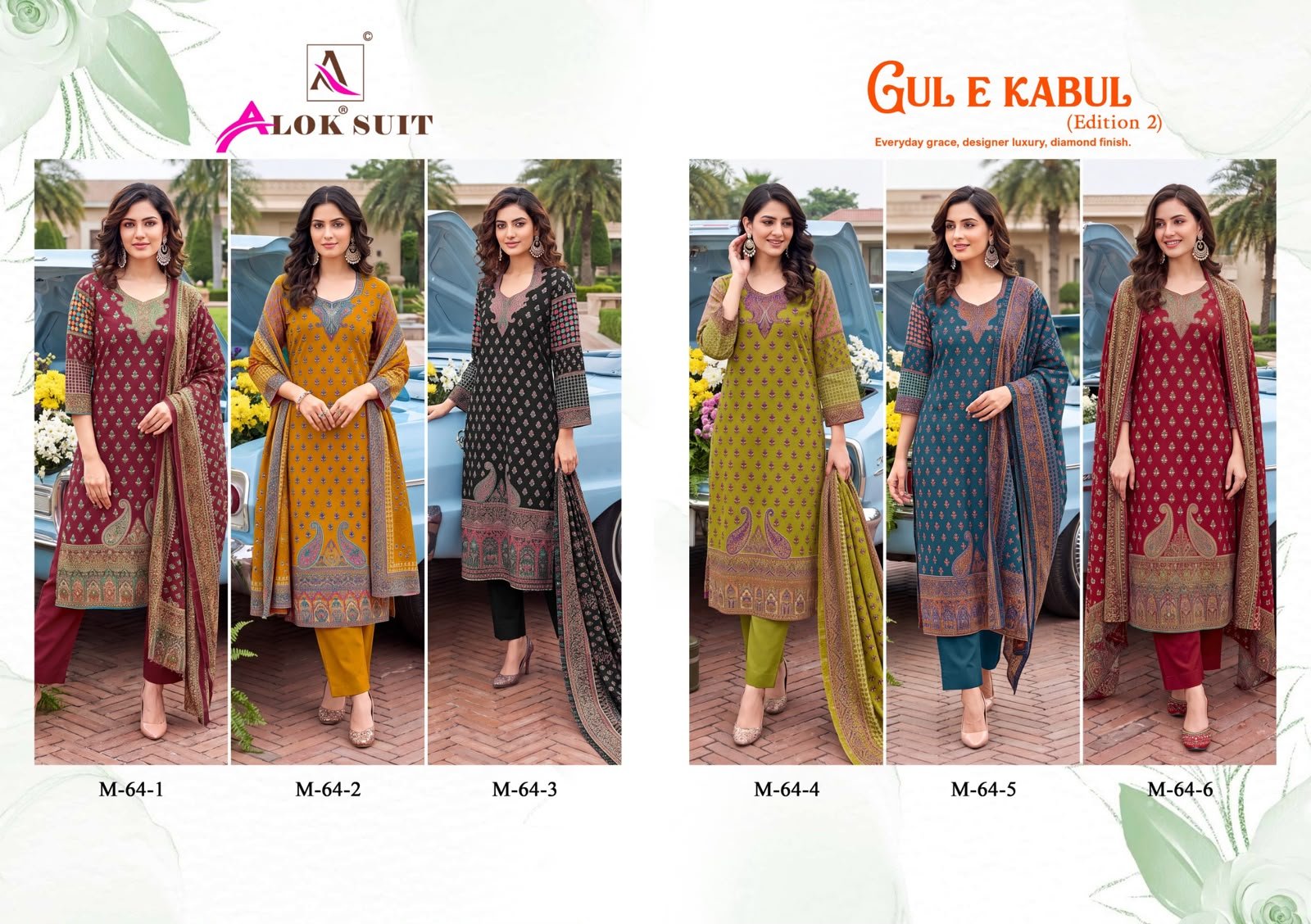 GUL E KABUL 2 ALOK SUITS (winter Collection) - Image 7
