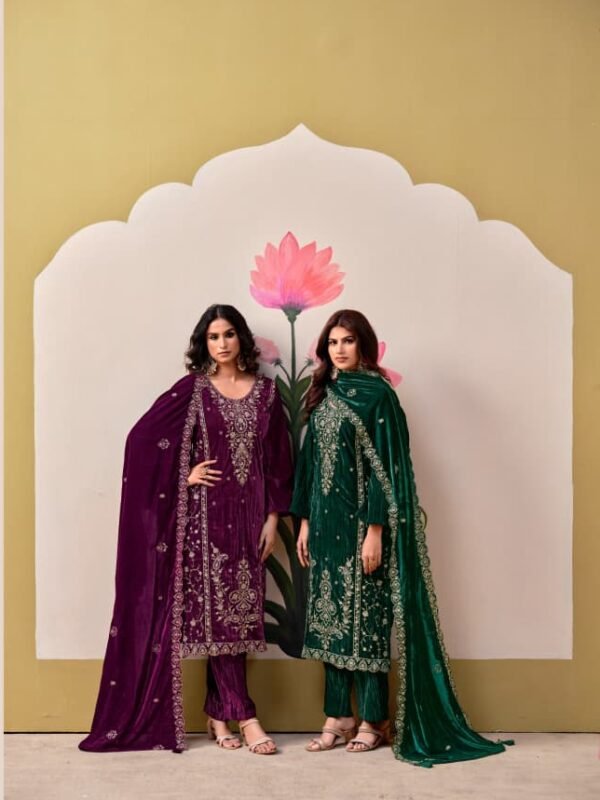 GULABI SAPNE VELVET MUMTAZ ARTS