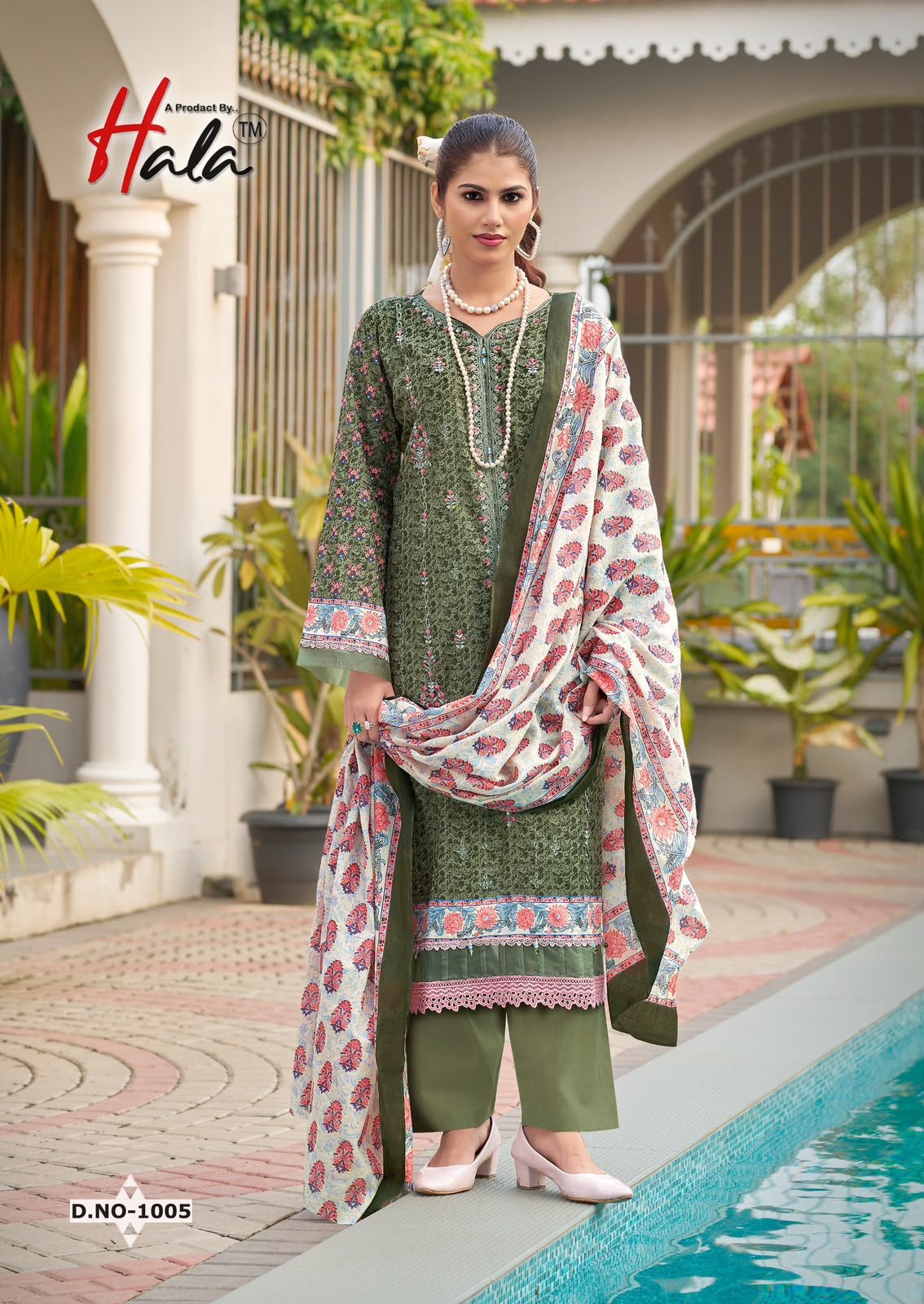 HALA EMBROIDERED (Cotton Dupatta) - Image 14