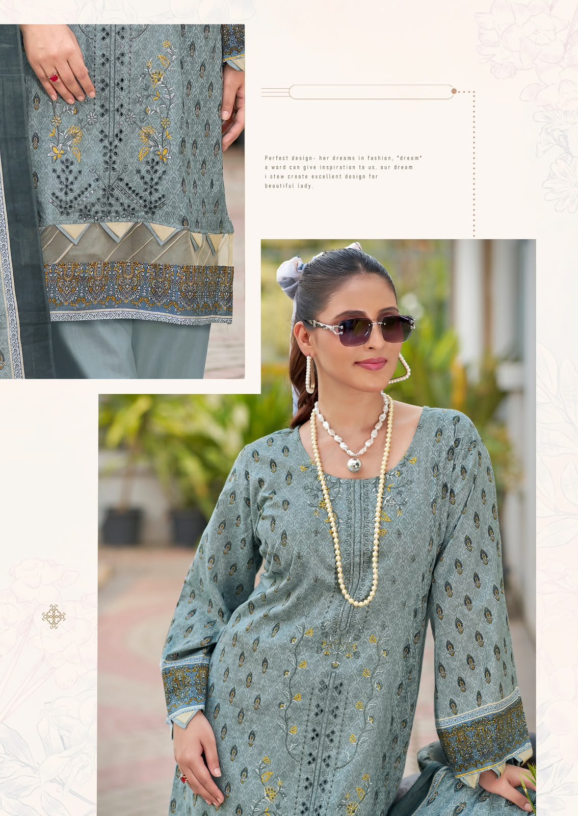 HALA EMBROIDERED (Cotton Dupatta) - Image 3