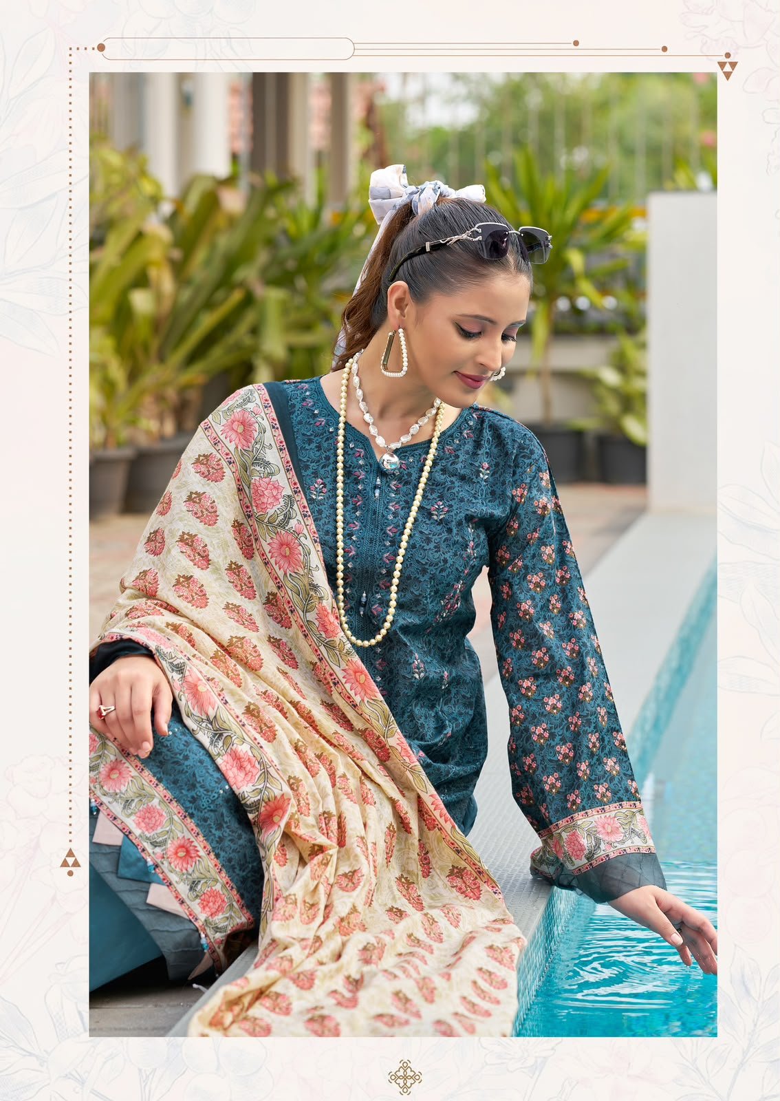 HALA EMBROIDERED (Cotton Dupatta) - Image 4