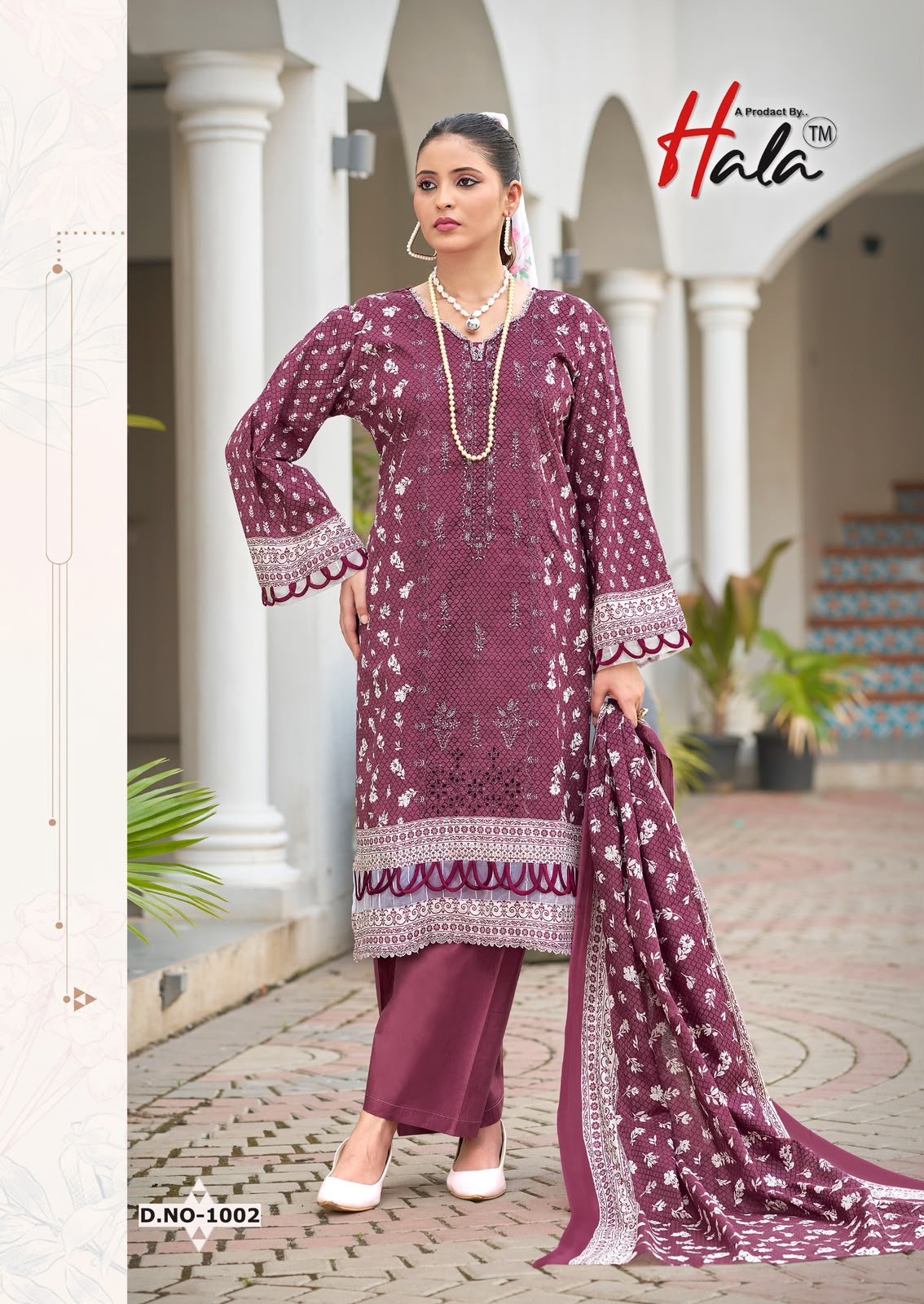 HALA EMBROIDERED (Cotton Dupatta) - Image 6