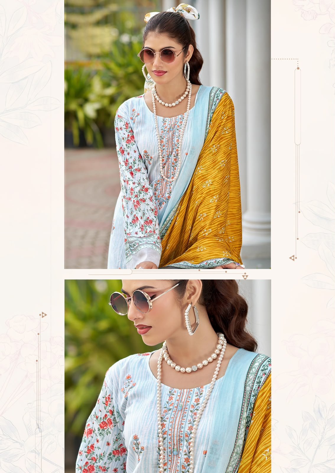 HALA EMBROIDERED (Cotton Dupatta) - Image 7