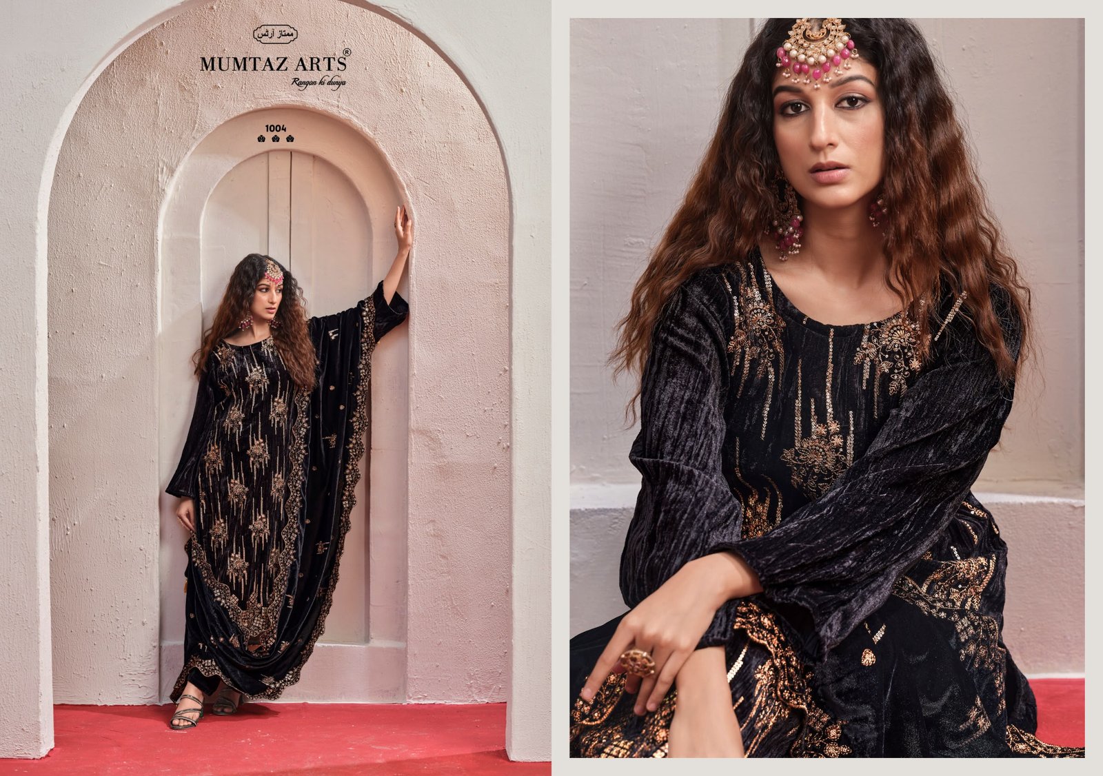 MAAHI VELVET MUMTAZ ARTS (winter Collection) - Image 12