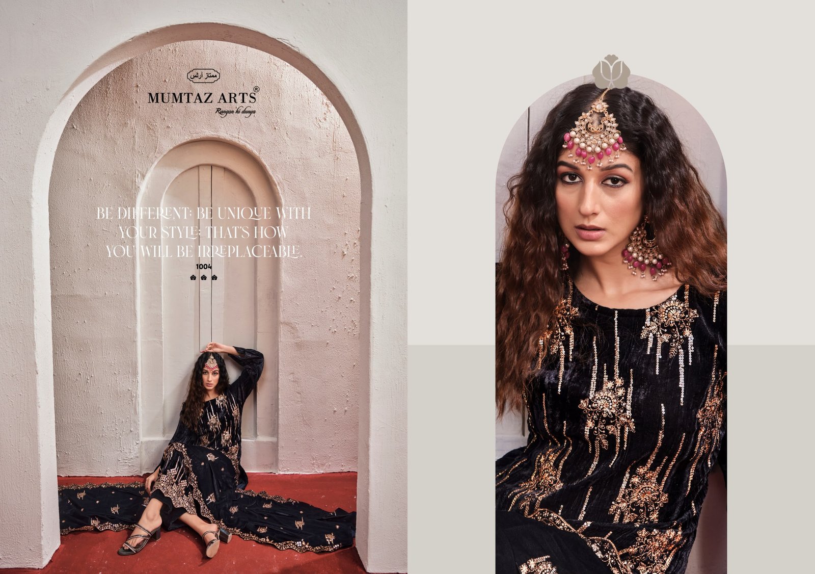 MAAHI VELVET MUMTAZ ARTS (winter Collection) - Image 13