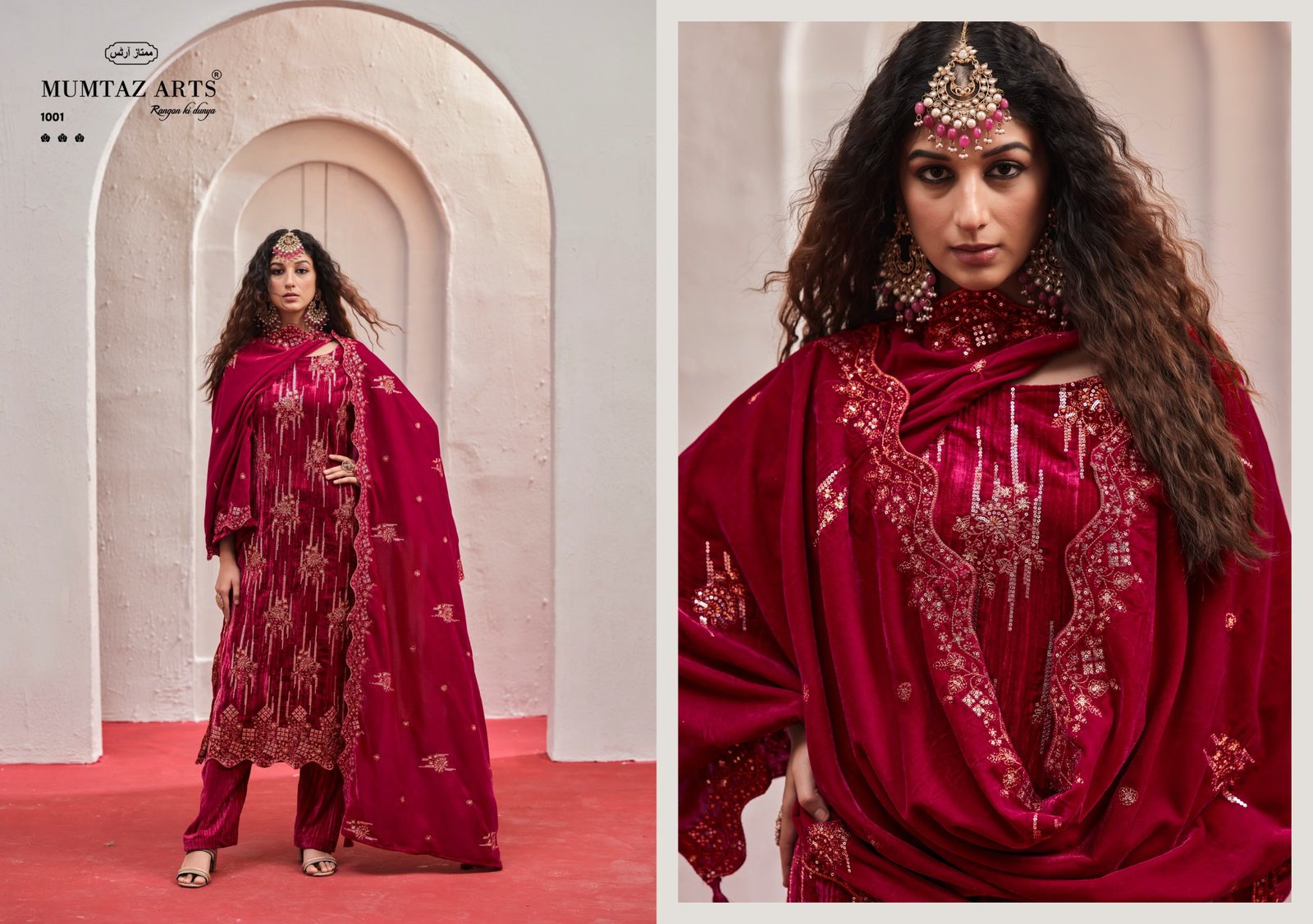 MAAHI VELVET MUMTAZ ARTS