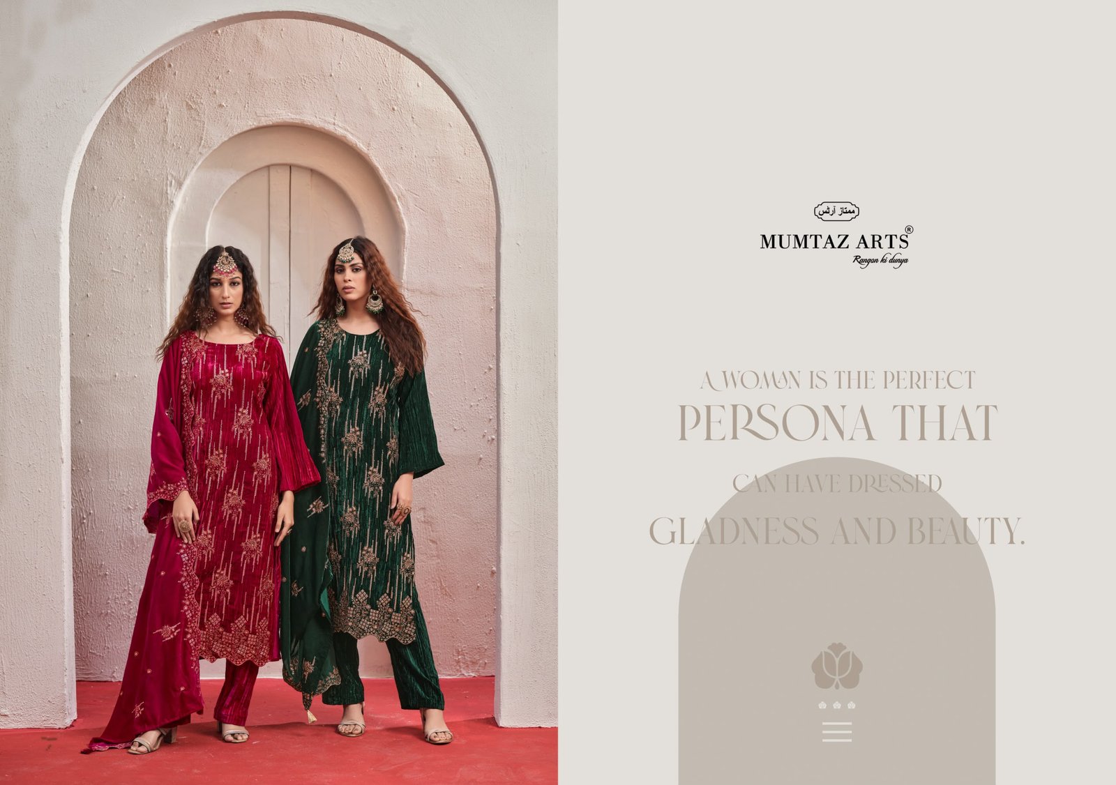 MAAHI VELVET MUMTAZ ARTS (winter Collection) - Image 3