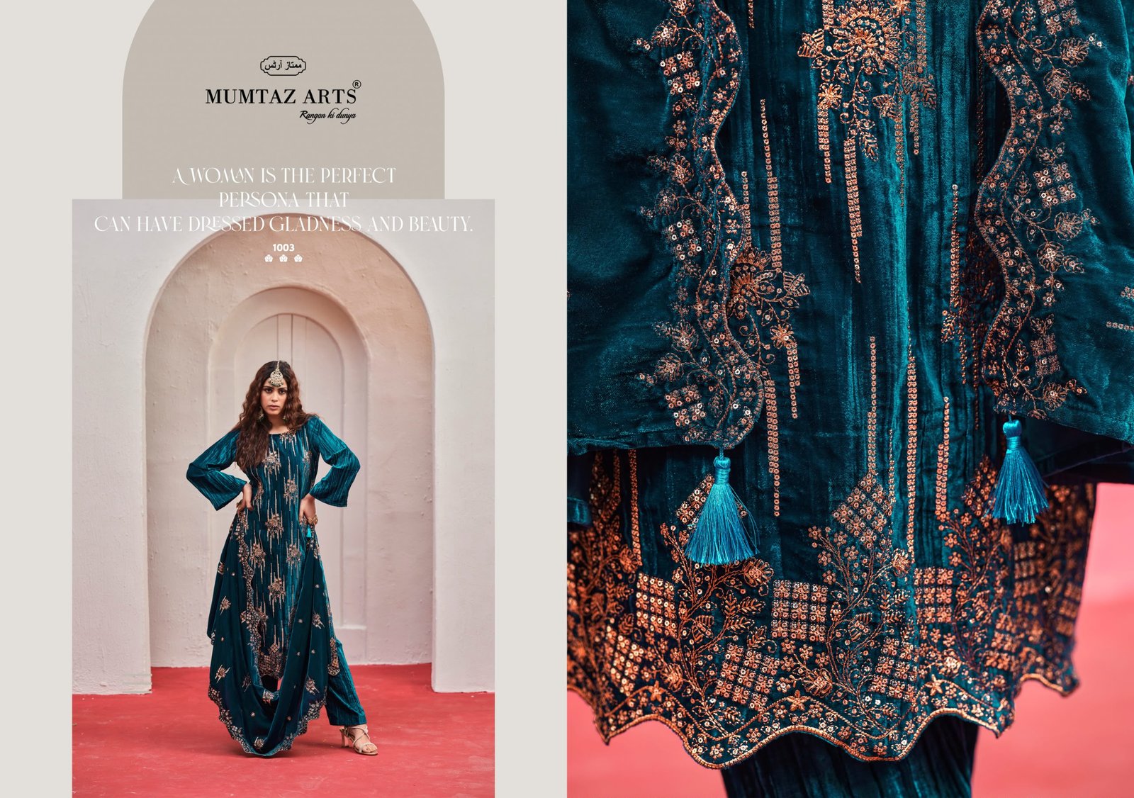 MAAHI VELVET MUMTAZ ARTS (winter Collection) - Image 4