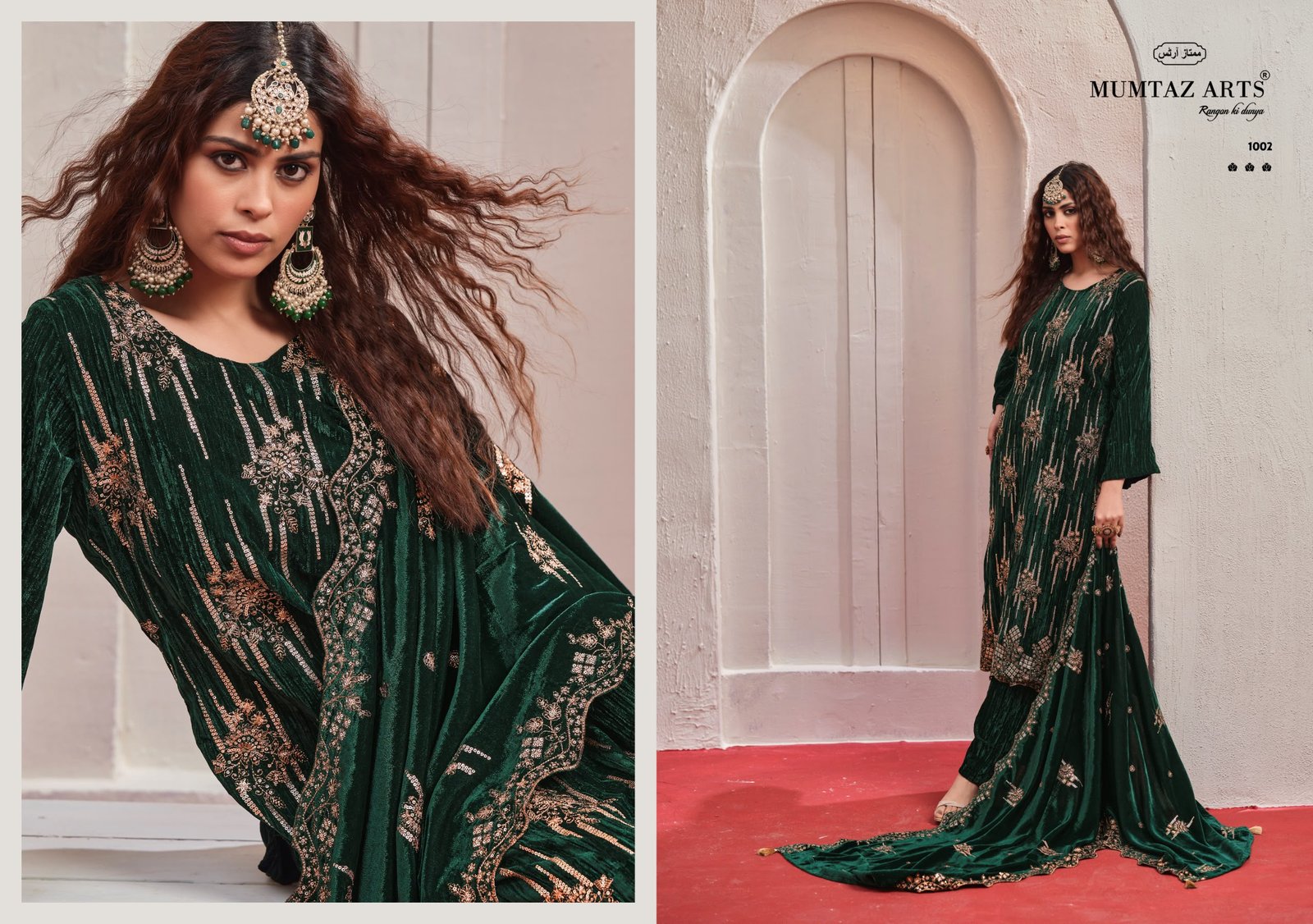 MAAHI VELVET MUMTAZ ARTS (winter Collection) - Image 5