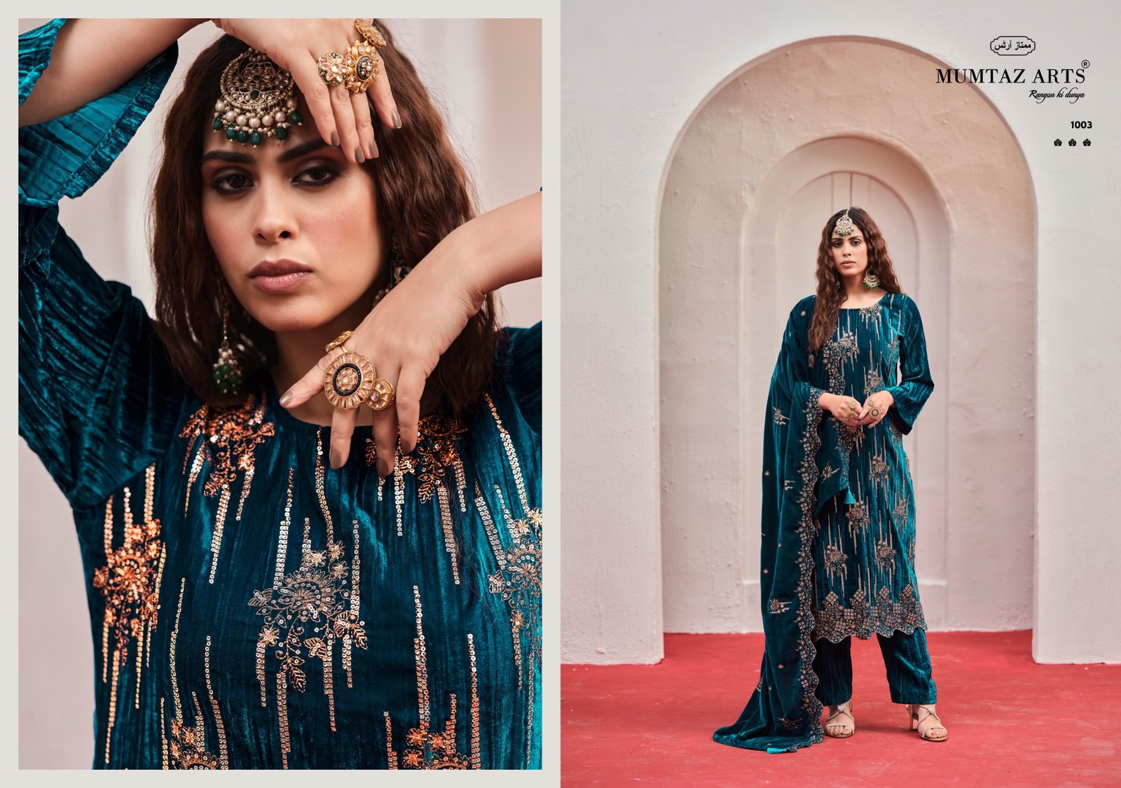 MAAHI VELVET MUMTAZ ARTS (winter Collection) - Image 6