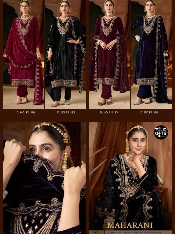 MAHARANI VELVET FOURDOTS