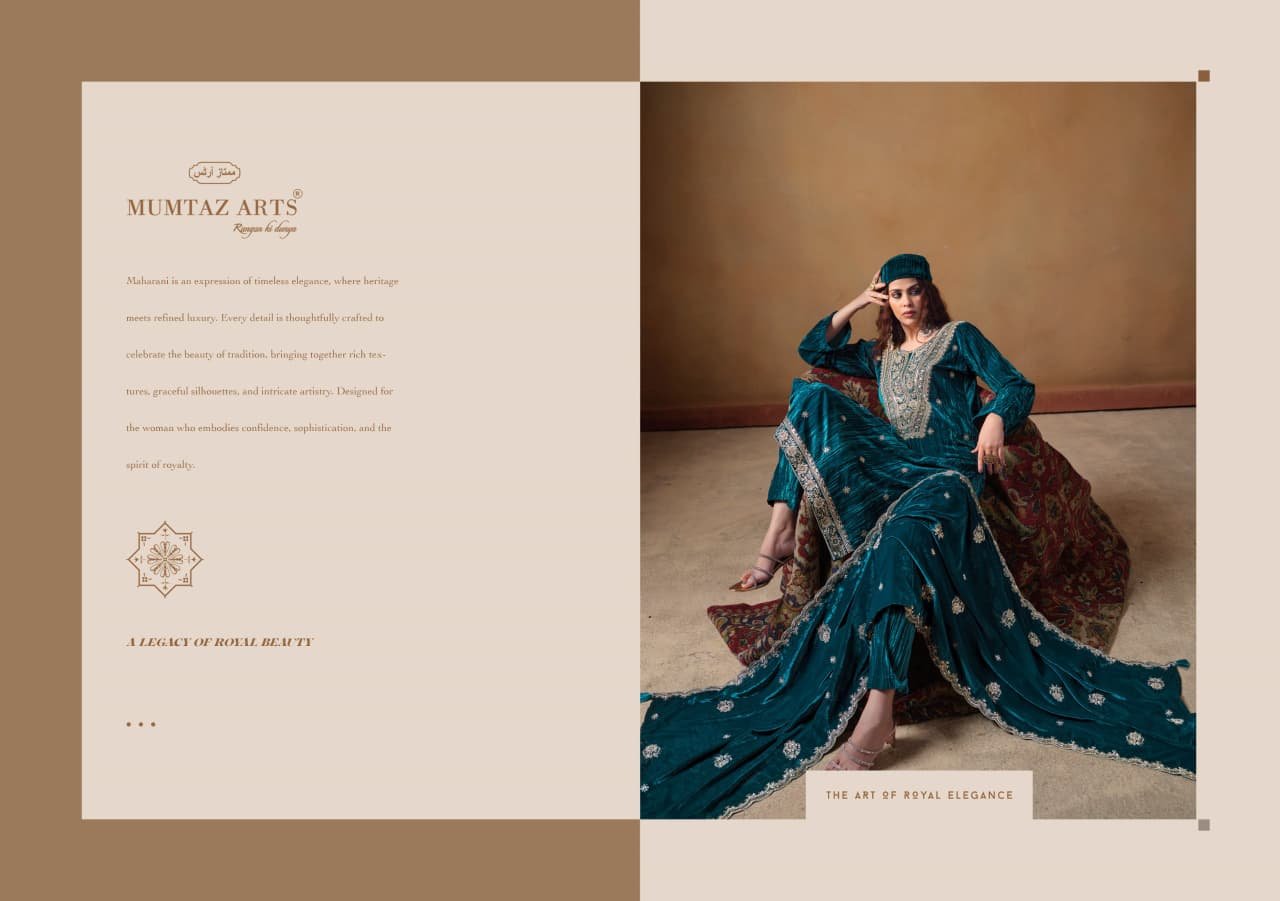 MAHARANI VELVET MUMTAZ ARTS (winter Collection) - Image 16
