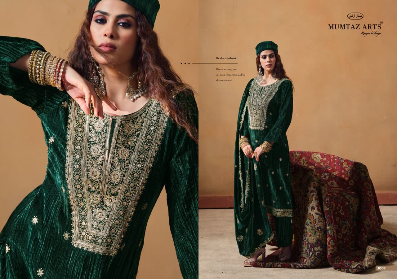 MAHARANI VELVET MUMTAZ ARTS (winter Collection) - Image 4