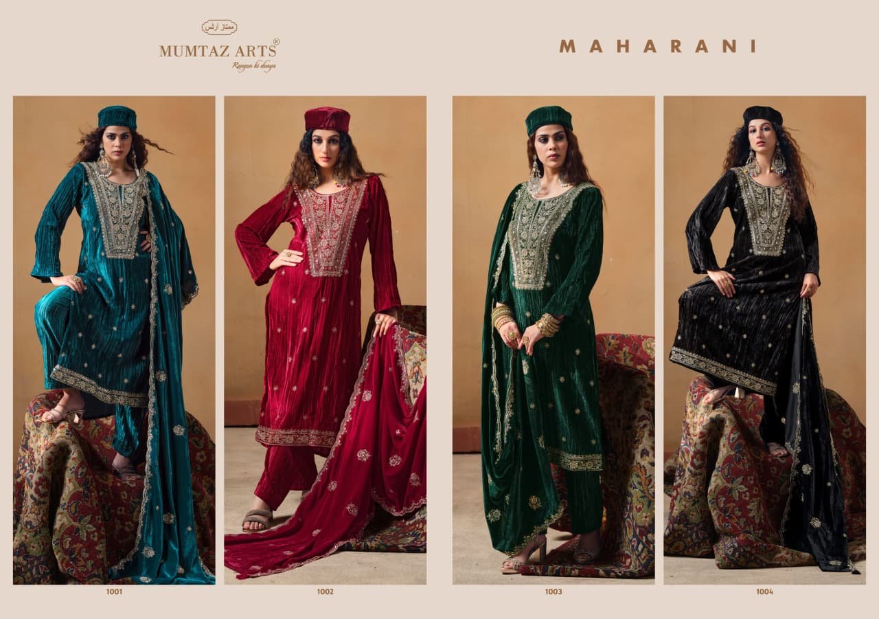 MAHARANI VELVET MUMTAZ ARTS (winter Collection) - Image 6