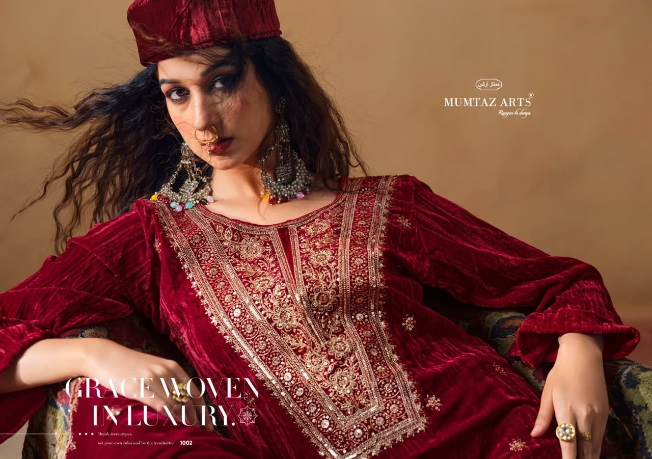 MAHARANI VELVET MUMTAZ ARTS (winter Collection) - Image 8