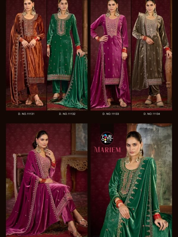 MARIEM VELVET FOURDOTS