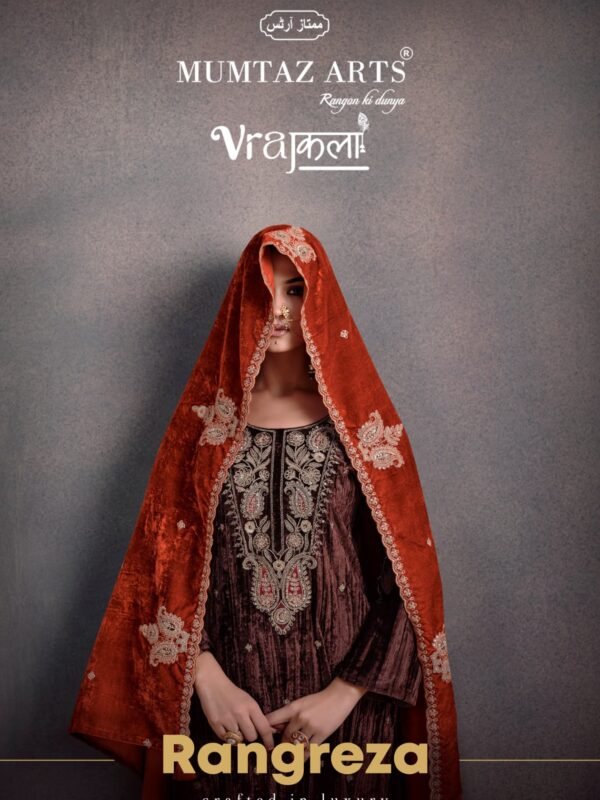 RANGREZA VELVET MUMTAZ ARTS