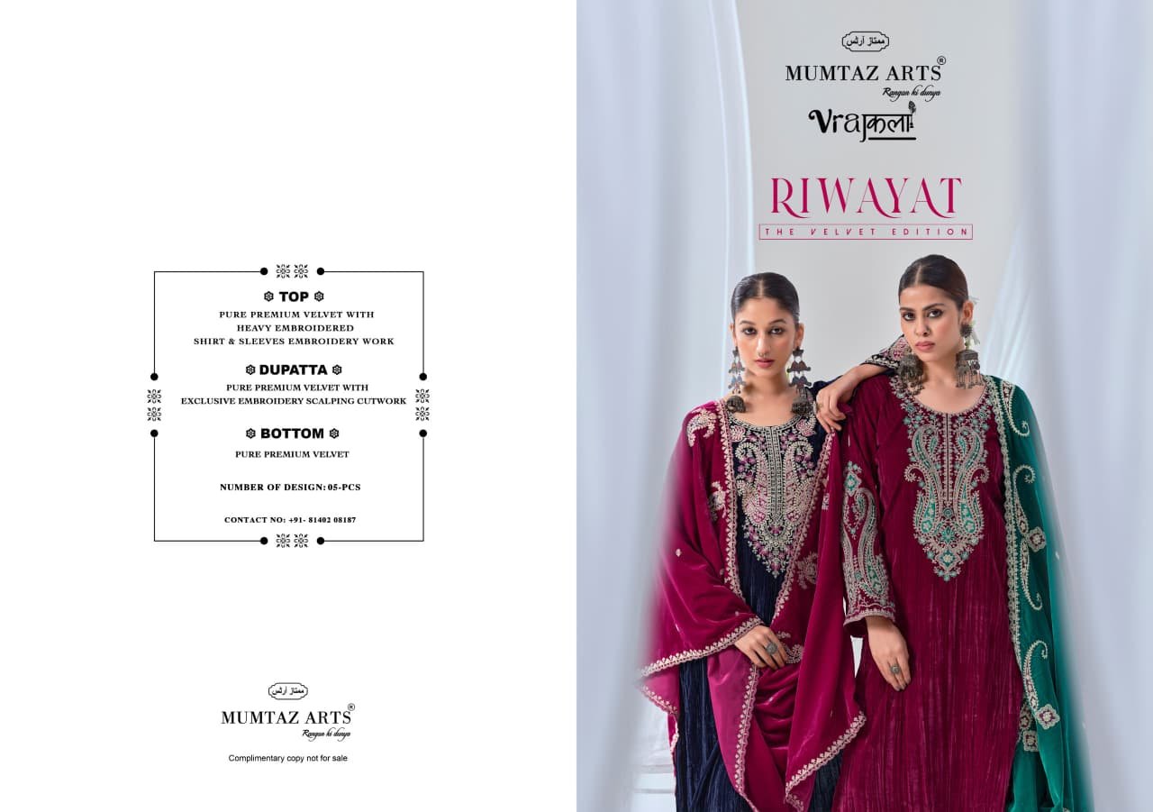 RIWAYAT VELVET MUMTAZ ARTS (winter Collection) - Image 13