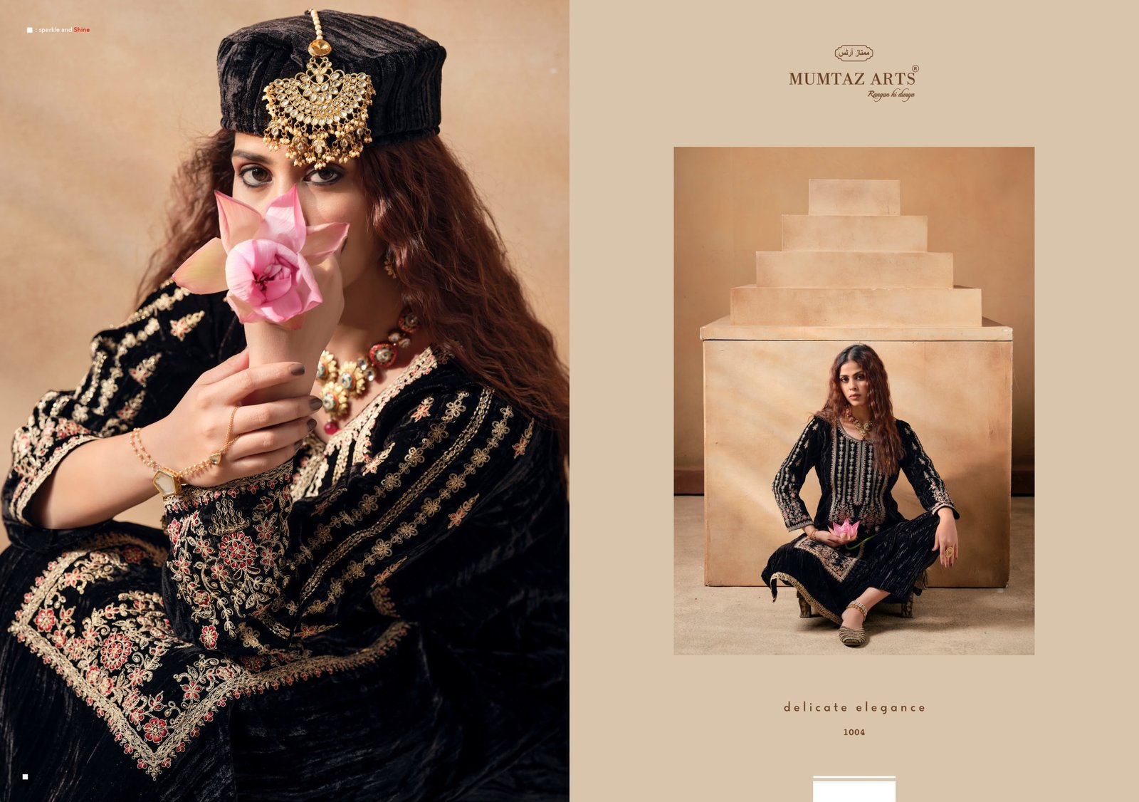 SAANJH VELVET MUMTAZ ARTS (winter Collection) - Image 10